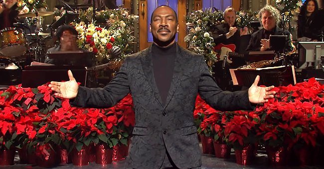 Eddie Murphy hosting the last episode of "Saturday Night Live" in 2019, 35 years affer leaving the show | Photo: Saturday Night Live