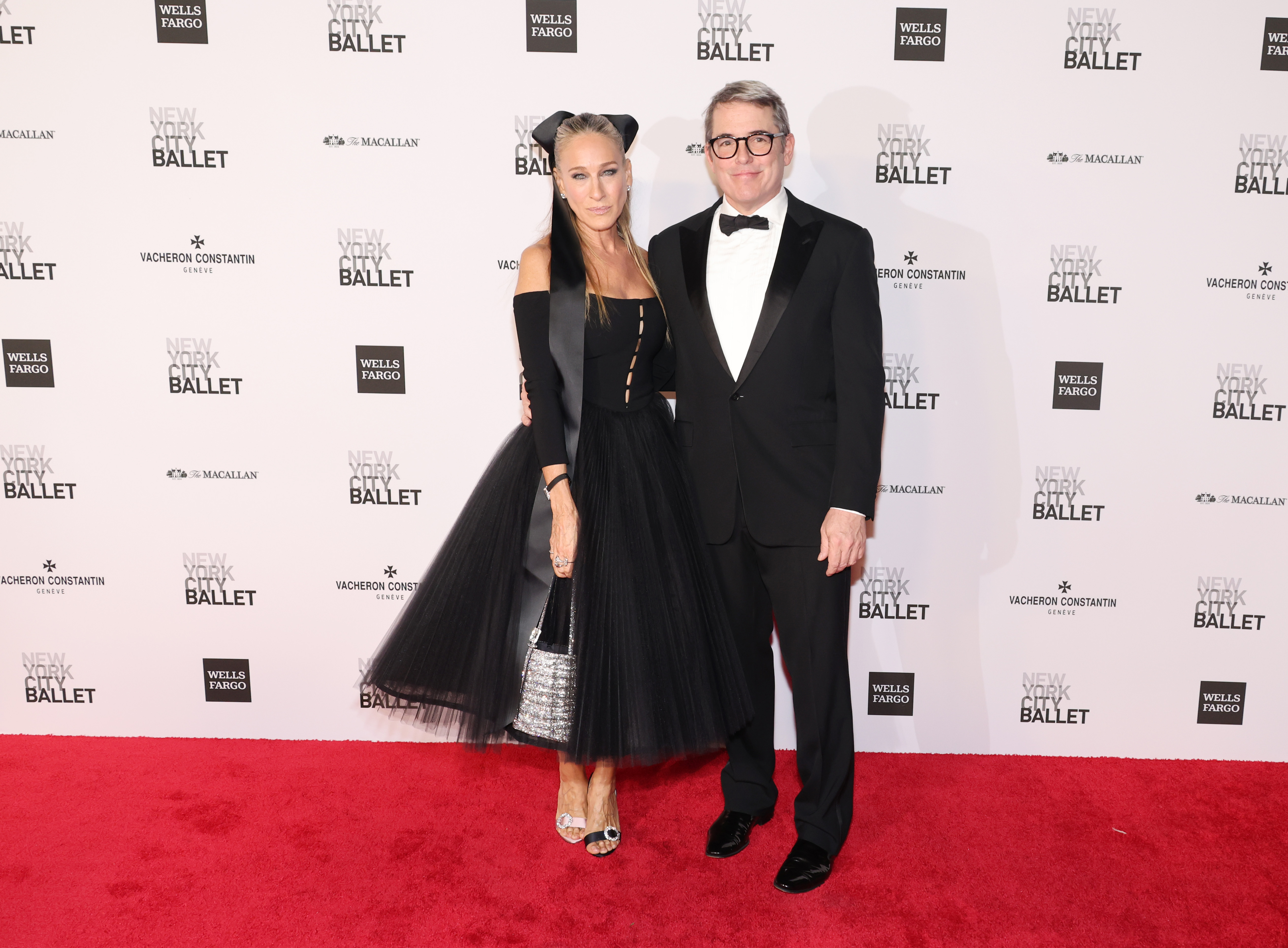 Sarah Jessica Parker and Matthew Broderick at the New York City Ballet Fall Fashion Gala on October 5, 2023, in New York City | Source: Getty Images