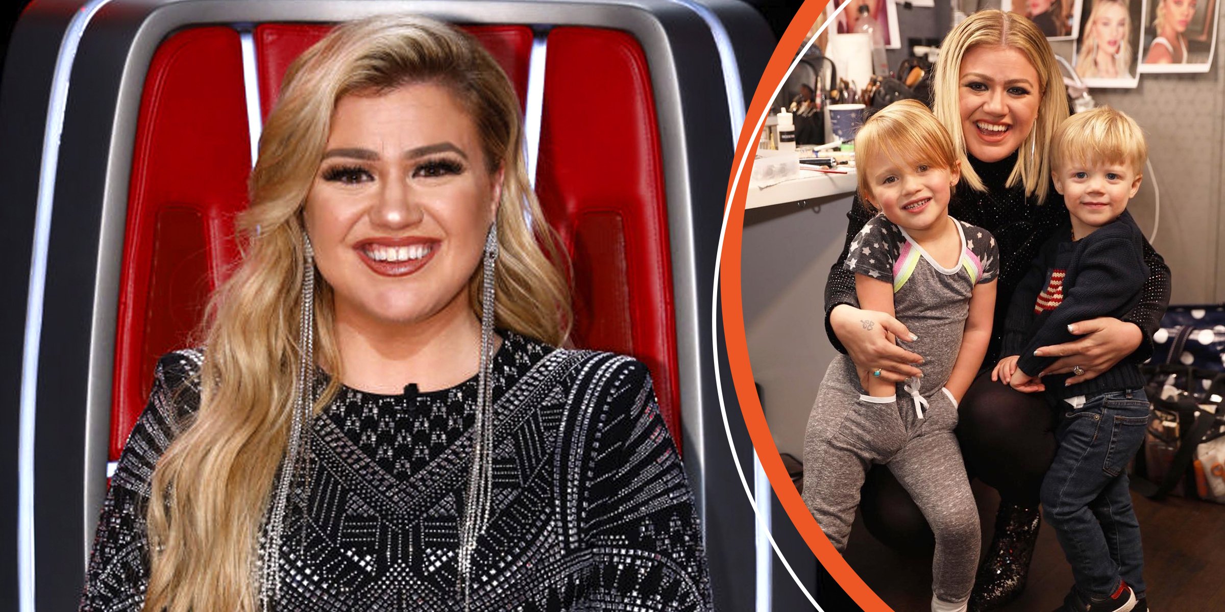 Kelly Clarkson, River Rose and Remington Alexander. | Source: Instagram/kellyclarkson | Getty Images
