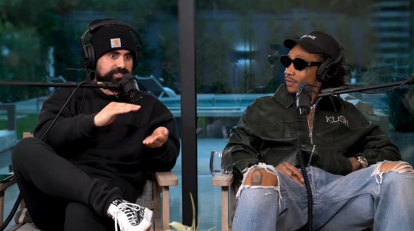 Wiz Khalifa discusses his love for bowling while speaking with the hosts of the "Impaulsive" podcast. | Source: YouTube/IMPAULSIVE Clips