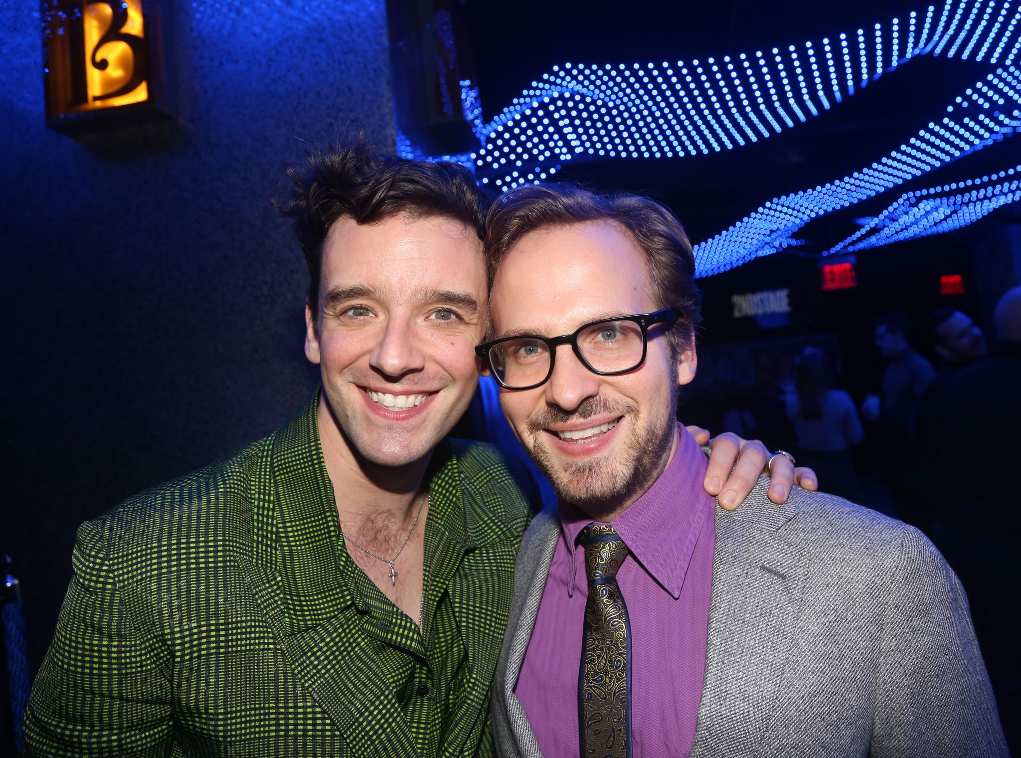 Michael Urie and Ryan Spahn during the opening night after-party for the new Second Stage play "Grand Horizons" on Broadway at The Ribbon on January 23, 2020 in New York City | Source: Getty Images