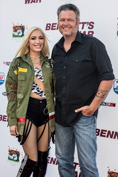 Gwen Stefani and Blake Shelton at Warner Bros. Studios on August 13, 2019 in Burbank, California | Photo: Getty Images