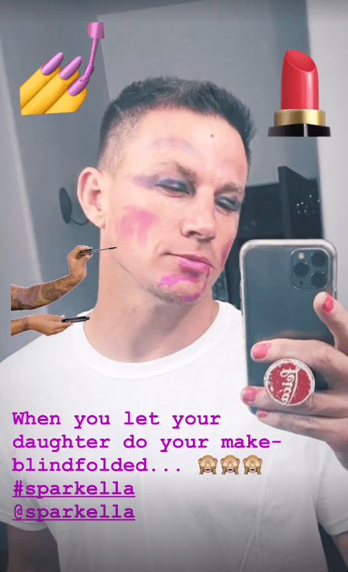 Screenshot of Channing Tatum's Instastory from April 18 2021. | Source: Instagram/ channingtatum