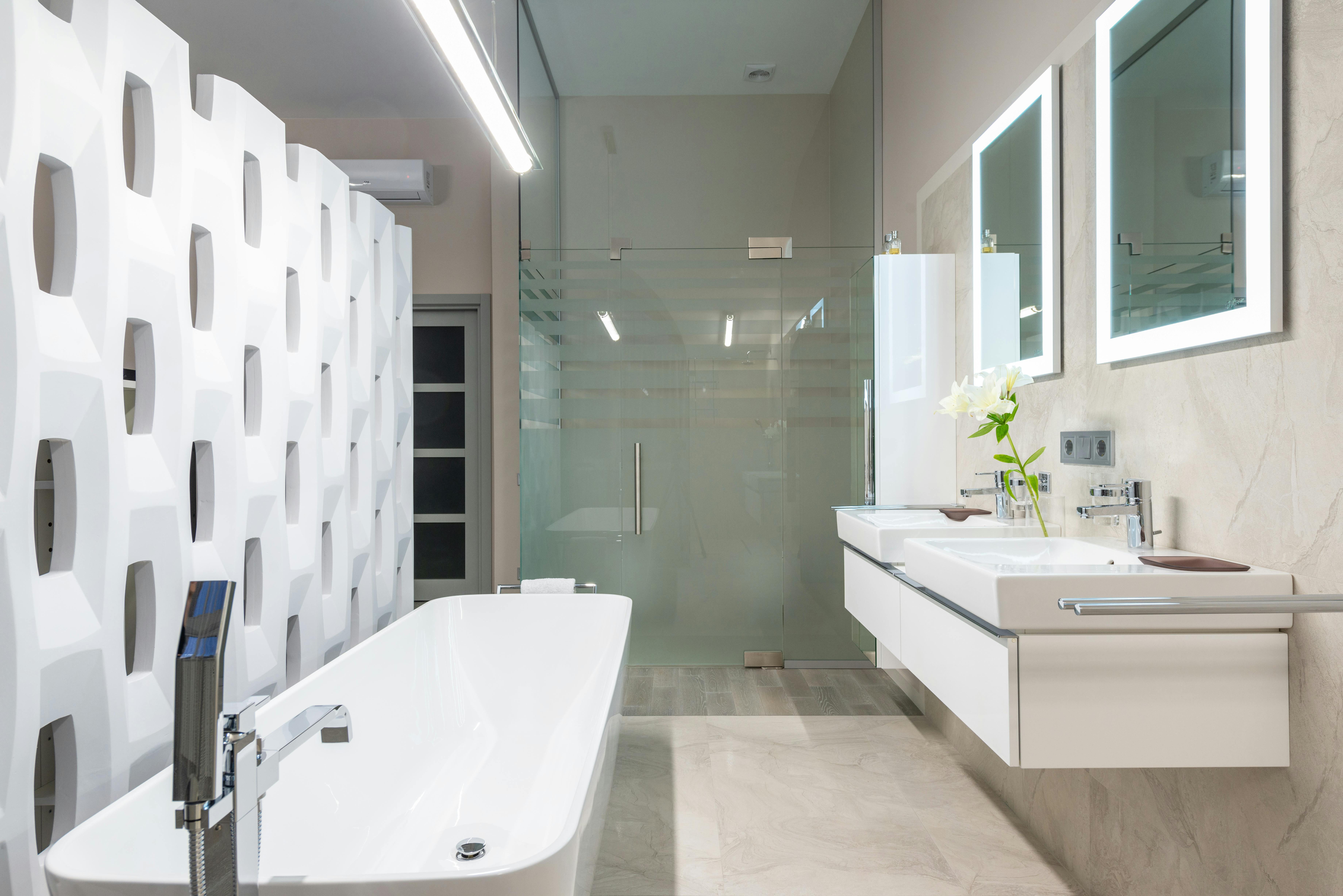 Inside a bathroom. | Source: Pexels