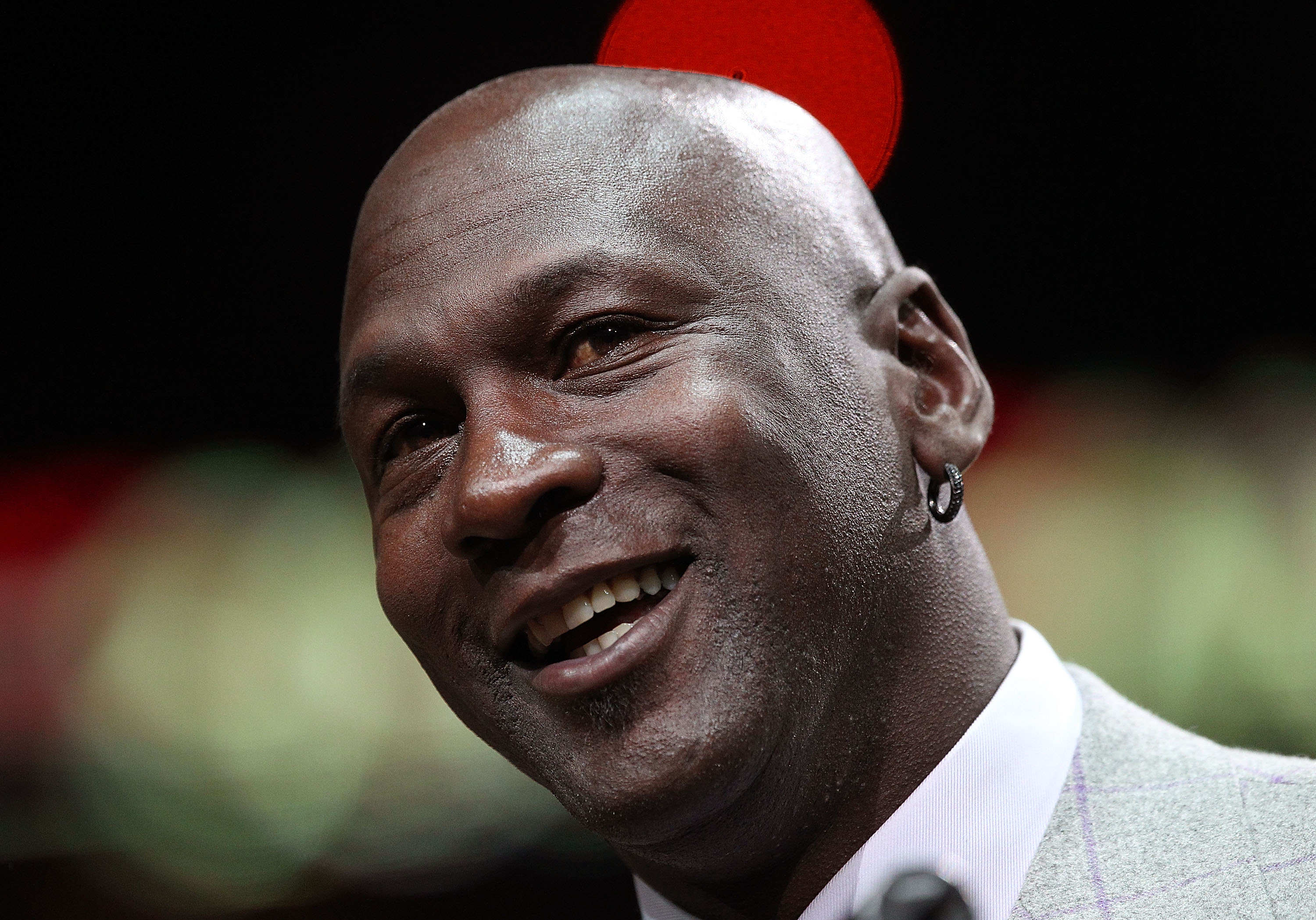 Michael Jordan at the 20th anniversary recognition ceremony of the Chicago Bulls' 1st NBA Championship in 1991, in Chicago, 2011 | Source: Getty Images
