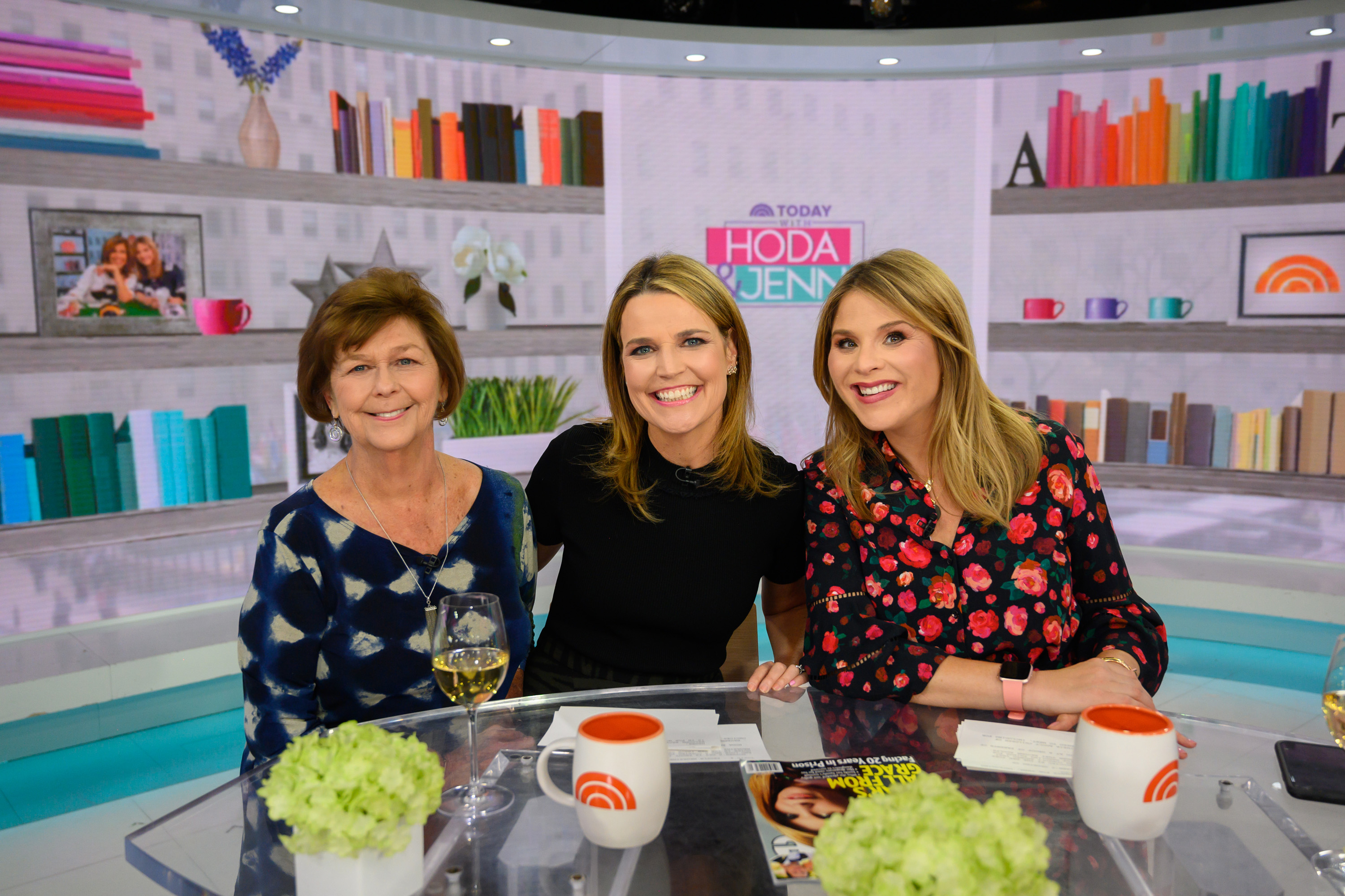 Savannah, Nancy Guthrie, and Jenna Bush Hager on April 17, 2019 | Source: Getty Images