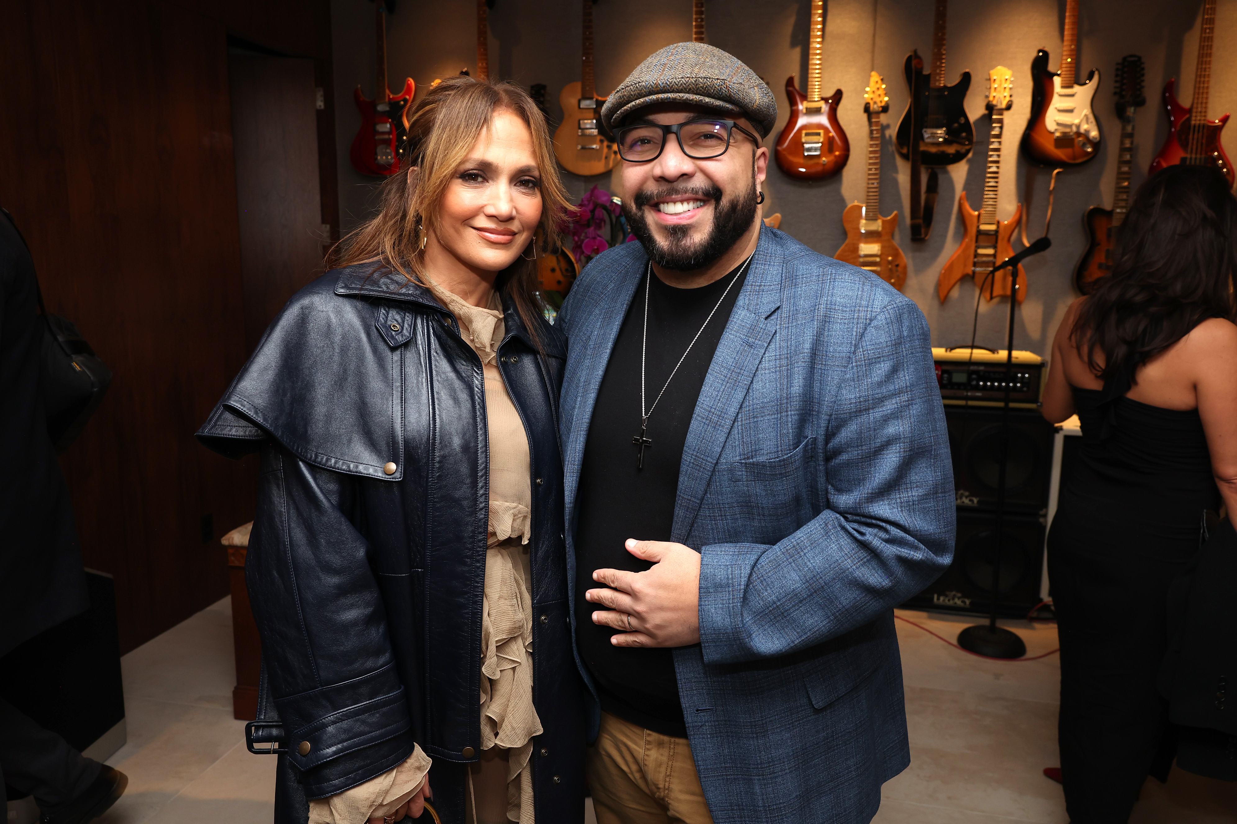 Jennifer Lopez and Clayton Davis on November 15, 2024, in Los Angeles, California | Source: Getty Images