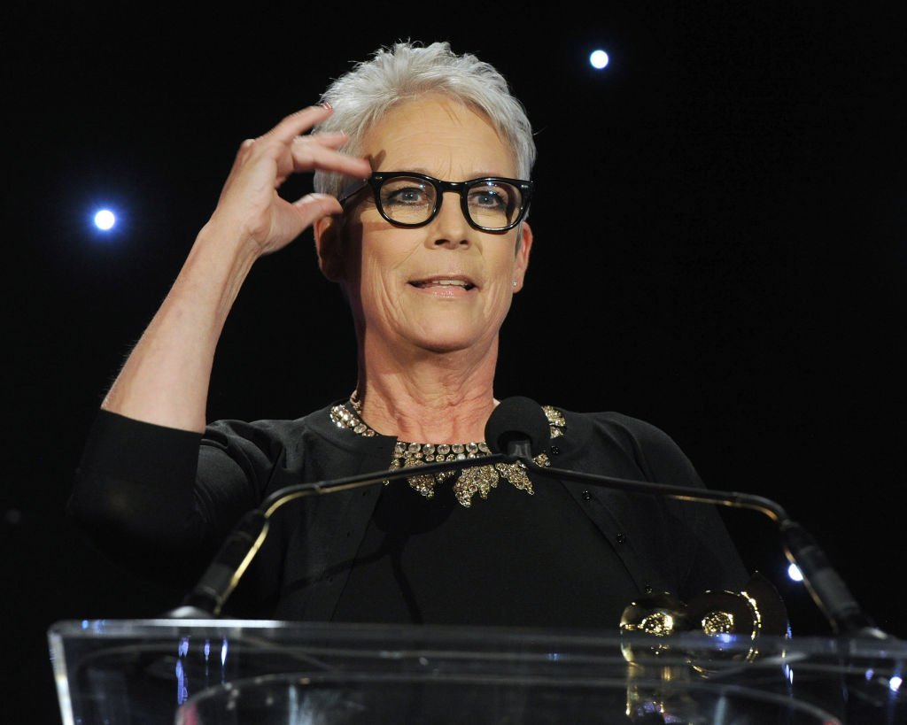 Jamie Lee Curtis accepts the SOC's President's Award at The Society of Camera Operators Lifetime Achievement Awards 2020 held at Loews Hollywood Hotel on January 18, 2020. | Photo: Getty Images