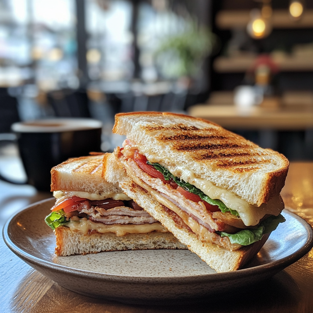 Food at a coffee shop | Source: Midjourney