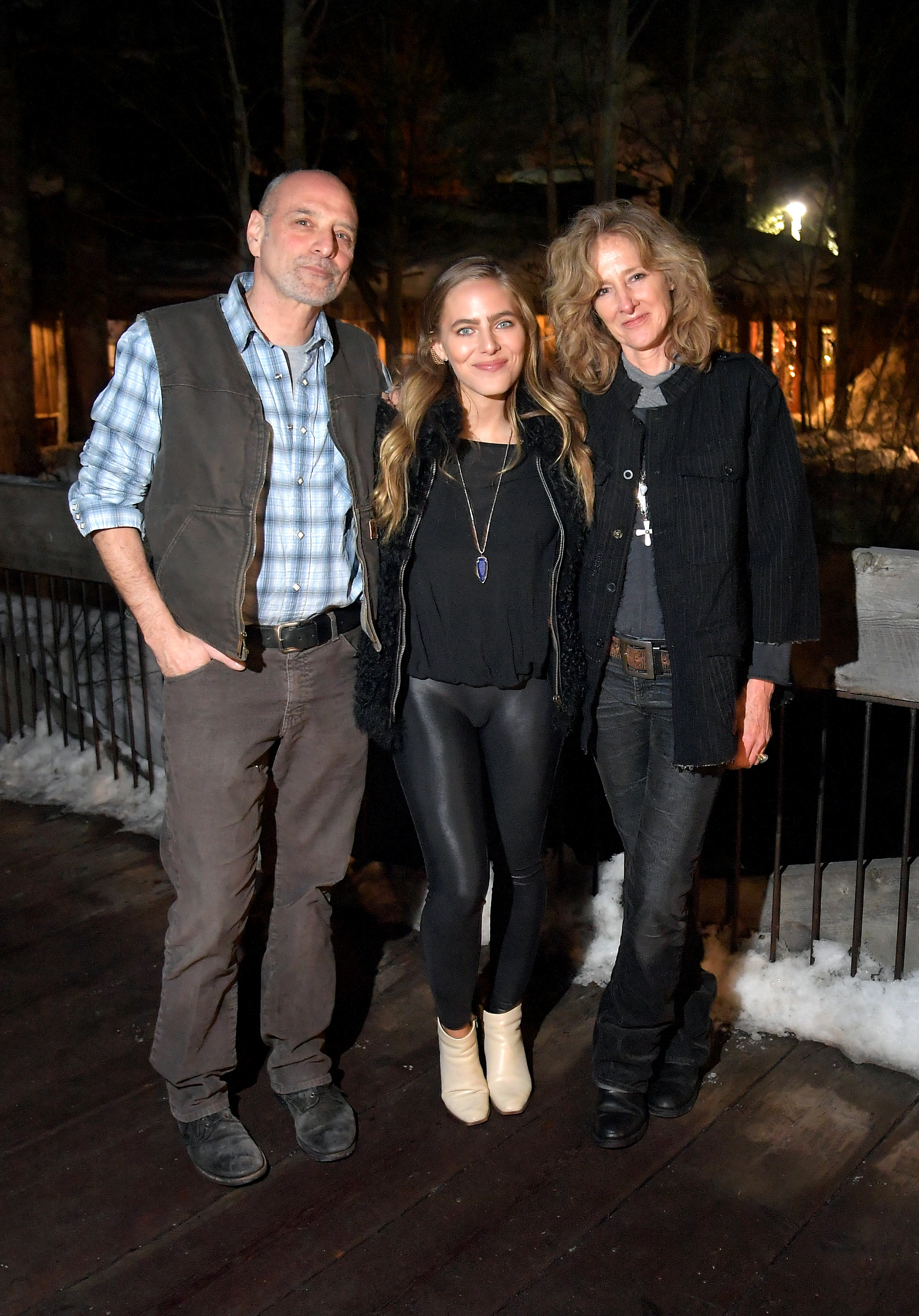 Shauna Redford, Eric Schlosser, and Lauren Jenkins attend the "Running Out of Road" music short film premiere during Sundance Film Festival 2019 at The Owl Bar in Provo, Utah on January 31 | Source: Getty Images