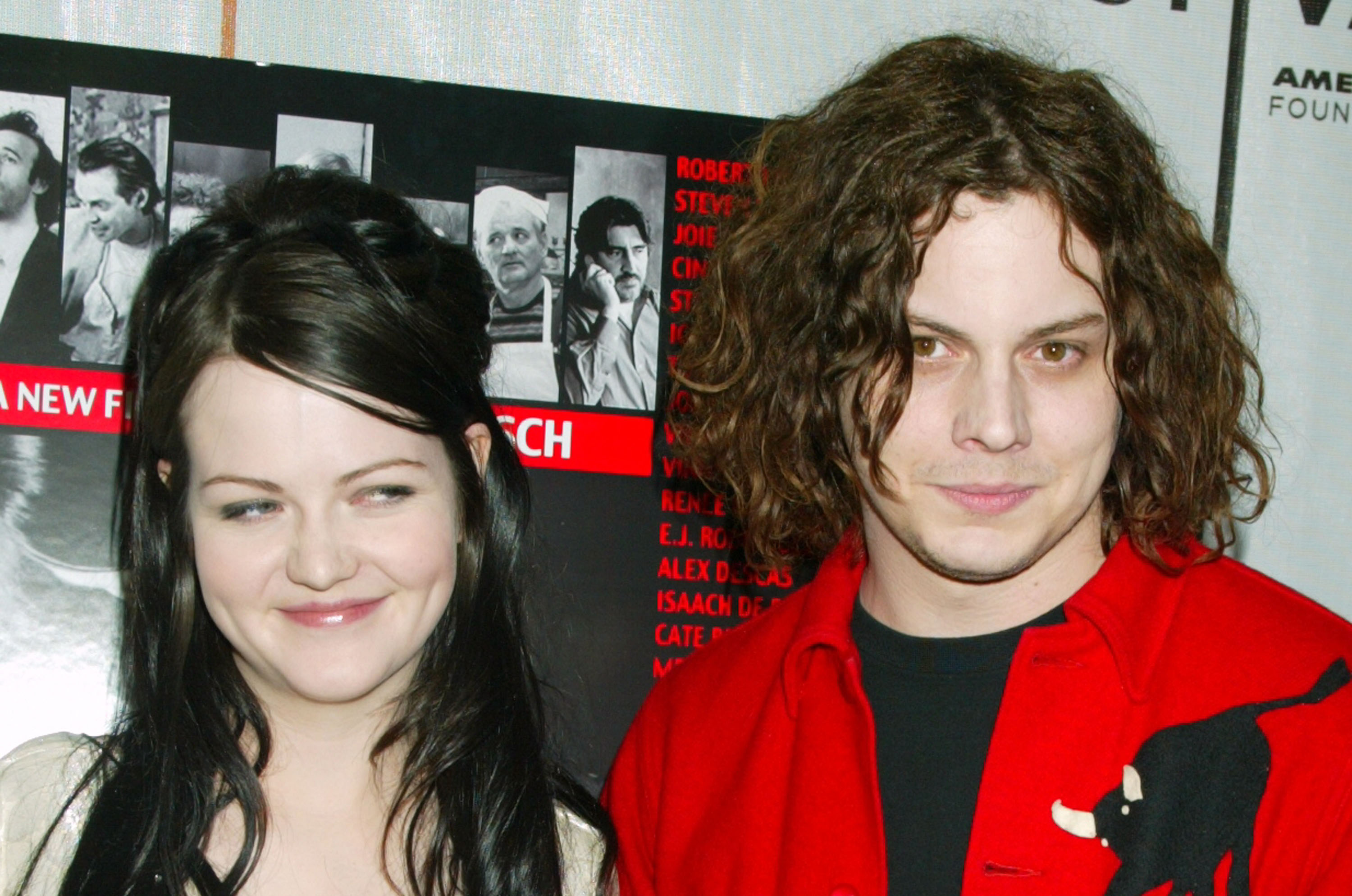 Jack White and Meg White attend the New York premiere of Coffee and Cigarettes. The two were married before forming The White Stripes and continued performing together even after their marriage ended. | Source: Getty Images