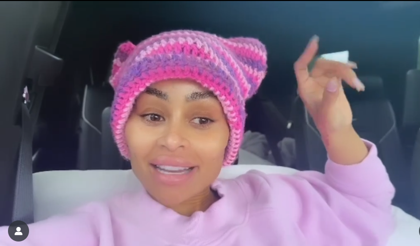 Blac Chyna on her way to get her facial fillers removed on March 15, 2023 | Source: Instagram/blacchyna