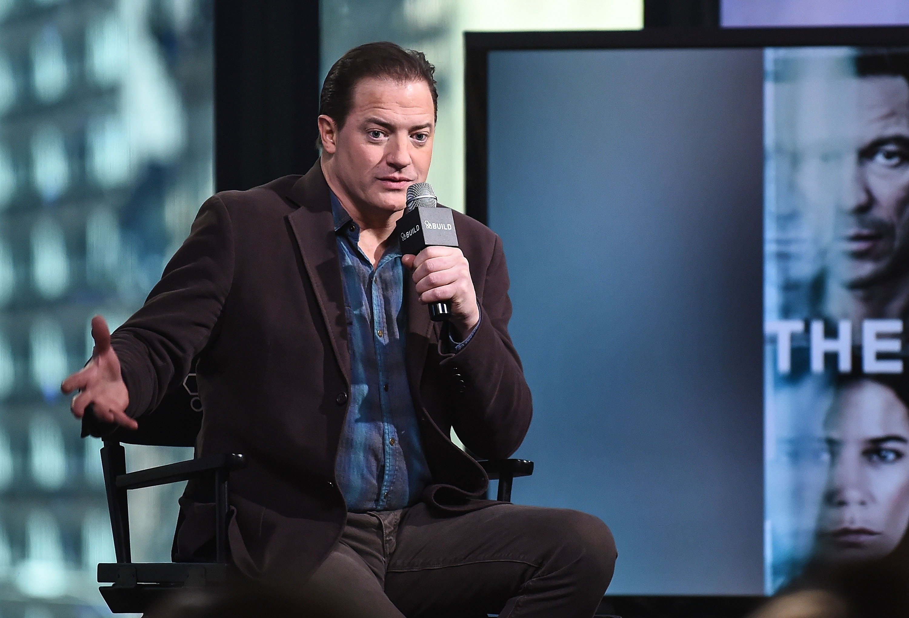 Brendan Fraser at AOL Build to discuss his role in 'The Affair' at AOL HQ on December 14, 2016 in New York City. | Source: Getty Images