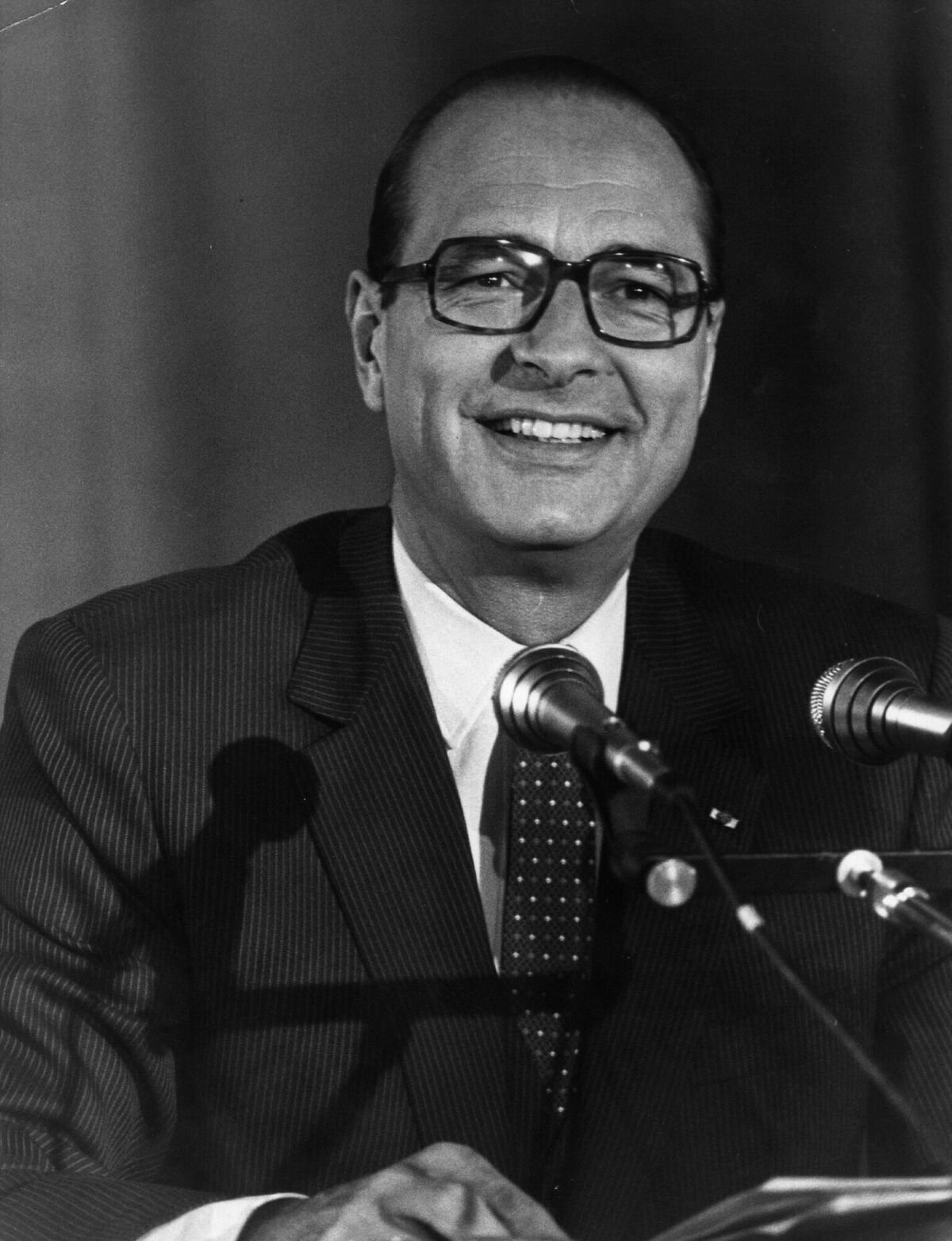 Jacques Chirac fait un discours lors de sa première campagne électorale. | Photo : GettyImage