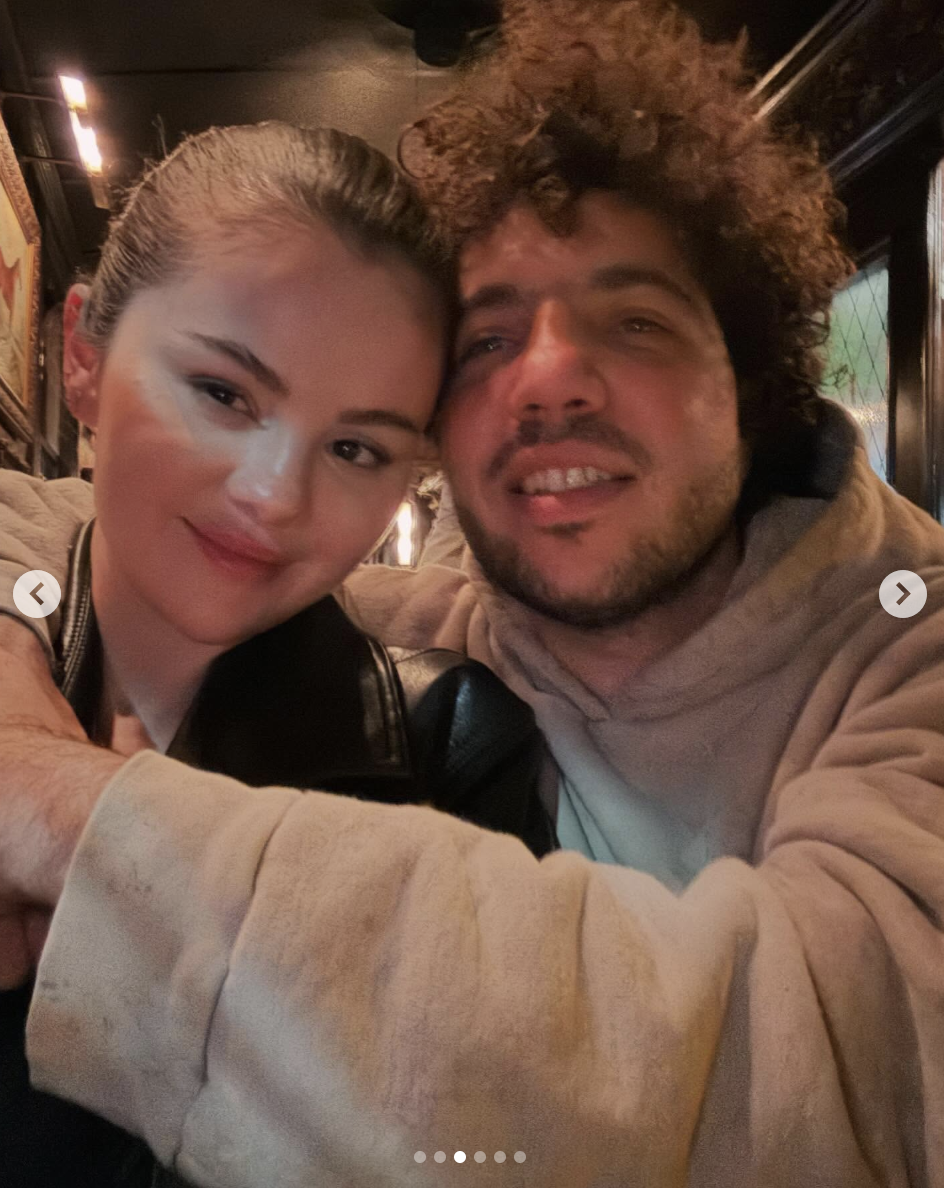 Selena Gomez and Benny Blanco are seen in a photo, dated August 8, 2024 | Source: Instagram/selenagomez