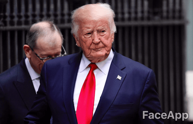 Donald Trump | Source : GettyImages / FaceApp
