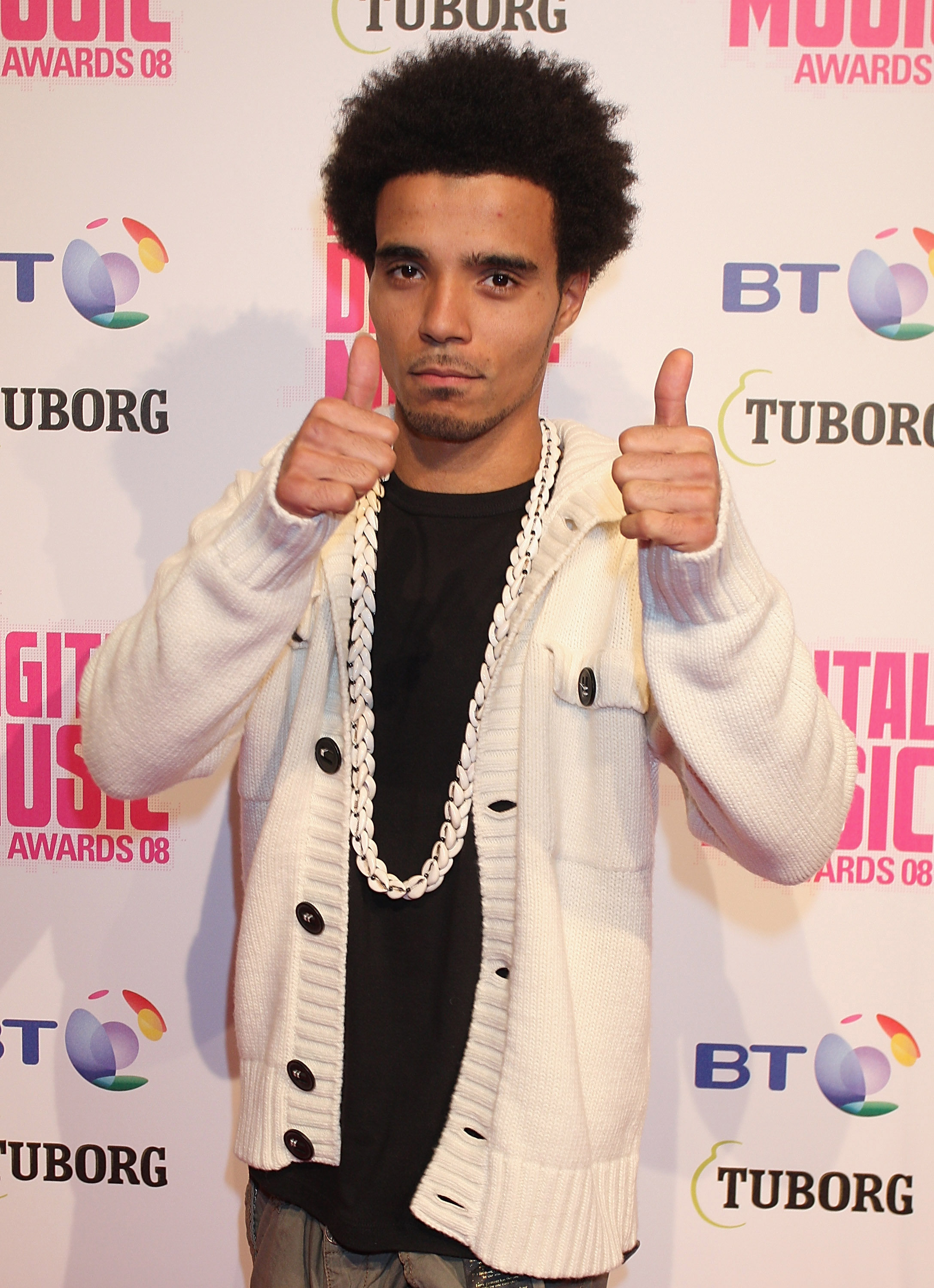 Akala attends the BT Digital Music Awards 2008 in London on October 1, 2008 | Source: Getty Images