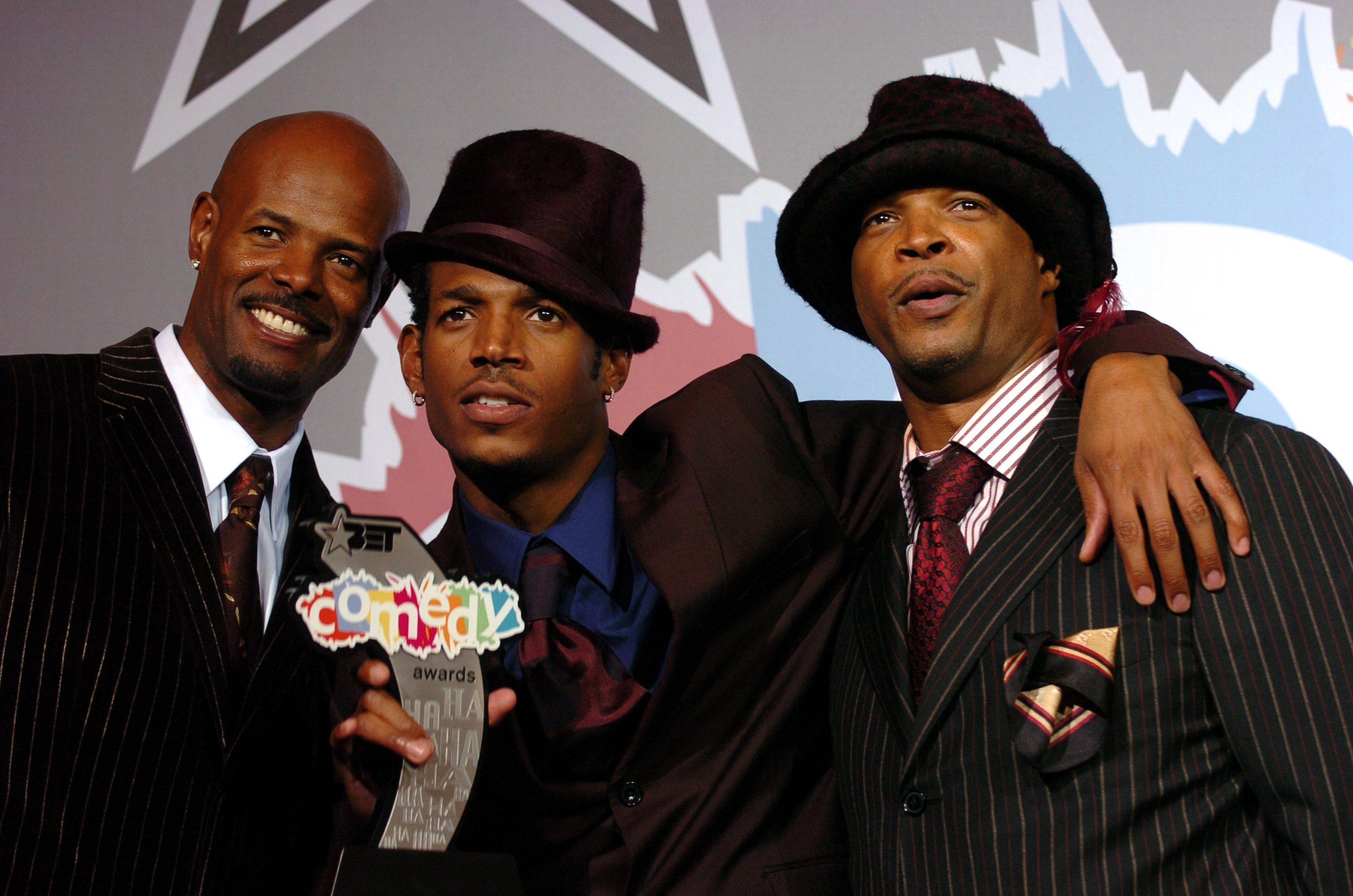 Keenen Ivory Wayans, Marlon Wayans, and Damon Wayans at the BET Award in 2004. | Source: Getty Images