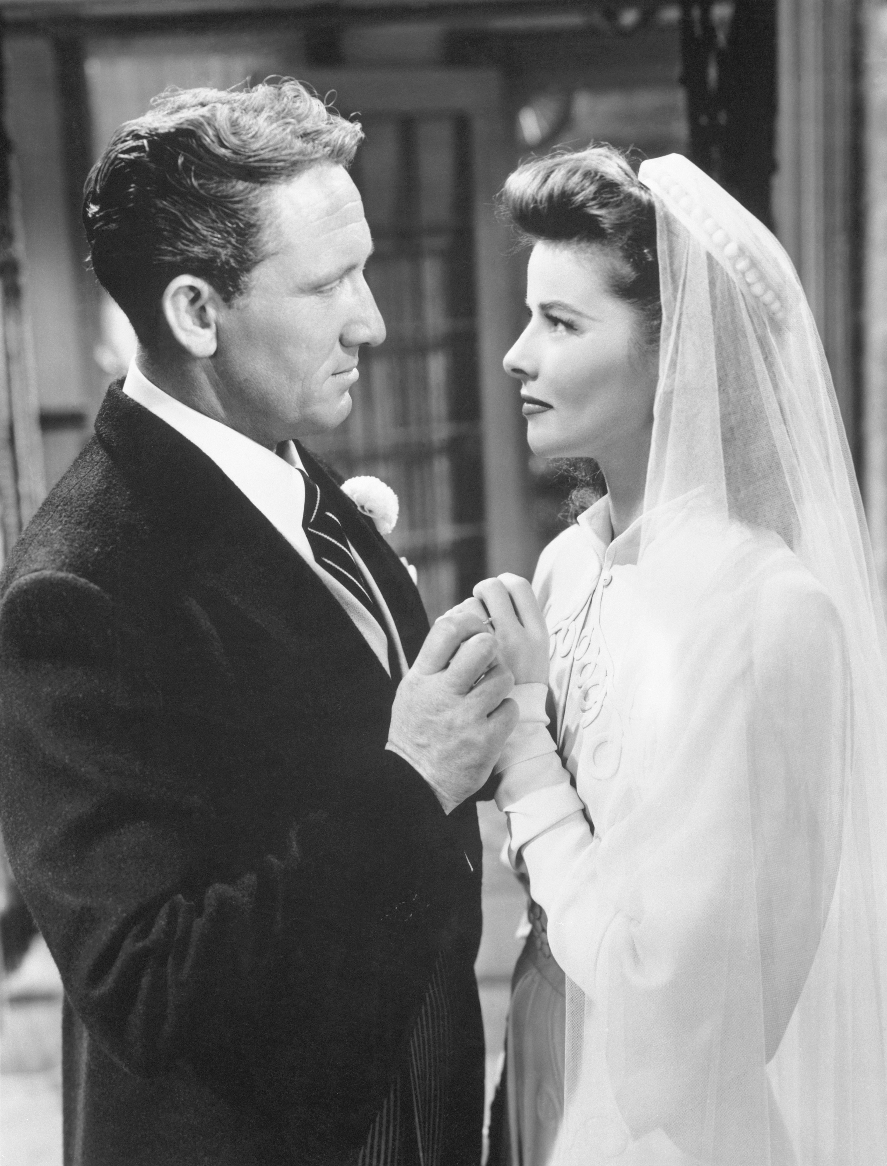 Katharine Hepburn and Spencer Tracy in "Woman of the Year," in 1942