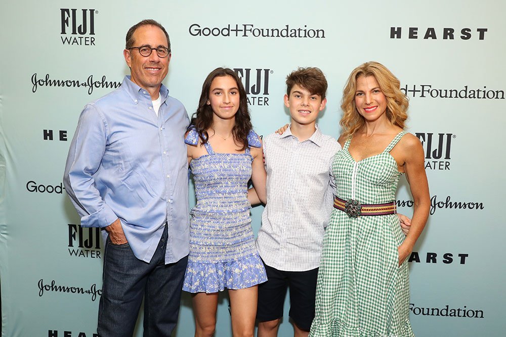 Jerry, Sascha, Shepherd, and Jessica Seinfeld. I Image: Getty Images.