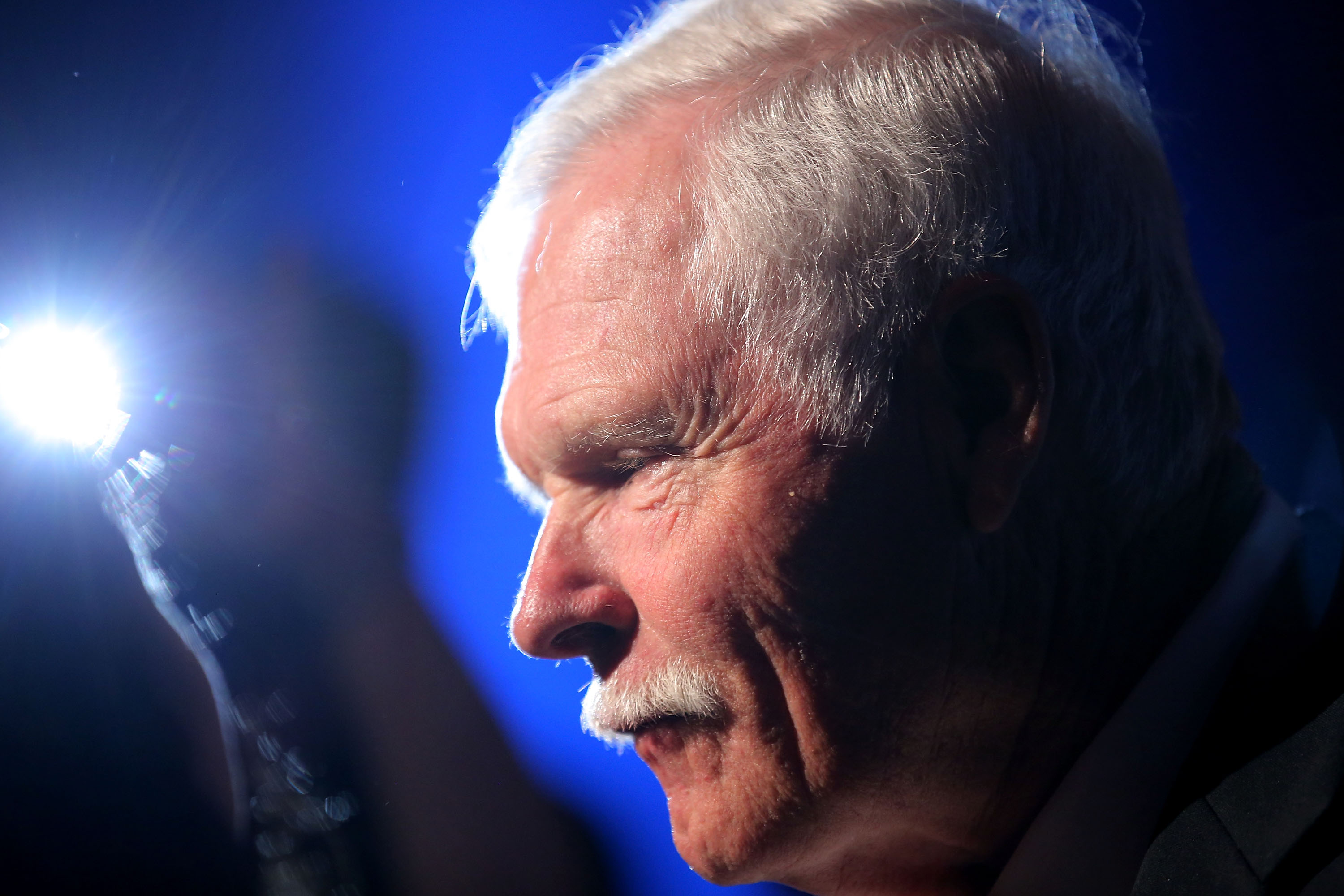 Ted Turner attends the Global Leadership Dinner at Cipriani 42nd Street on October 22, 2014 in New York City | Source: Getty Images