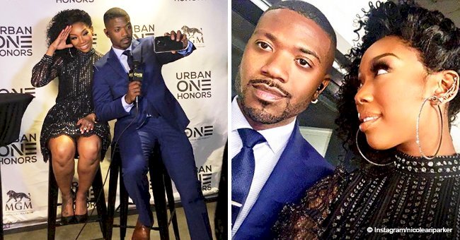 Brandy flaunts weight gain in metallic mini dress in recent pictures with brother Ray J