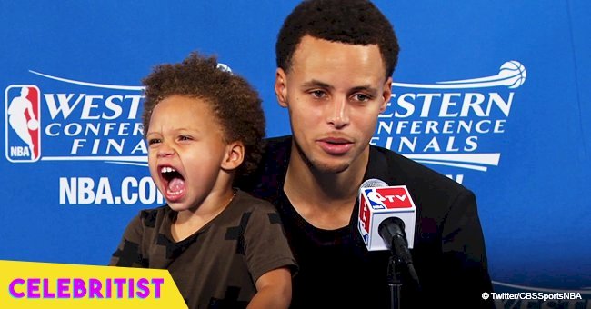 Remembering when Steph Curry's daughter Riley stole the show at her father's press conference