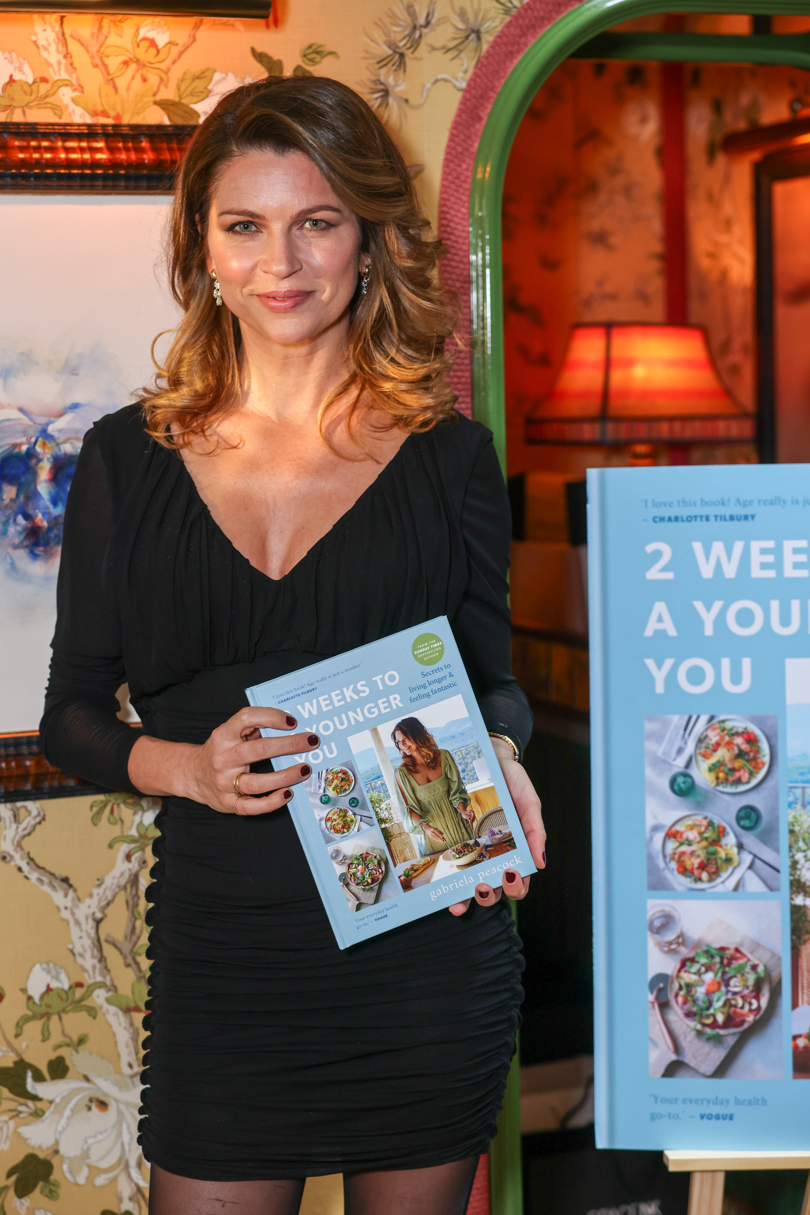 Gabriela Peacock at Gabriela Peacock's "2 Weeks to A Younger You" book celebration and relaunch of her Longevity Range in London, England on April 23, 2024 | Source: Getty Images