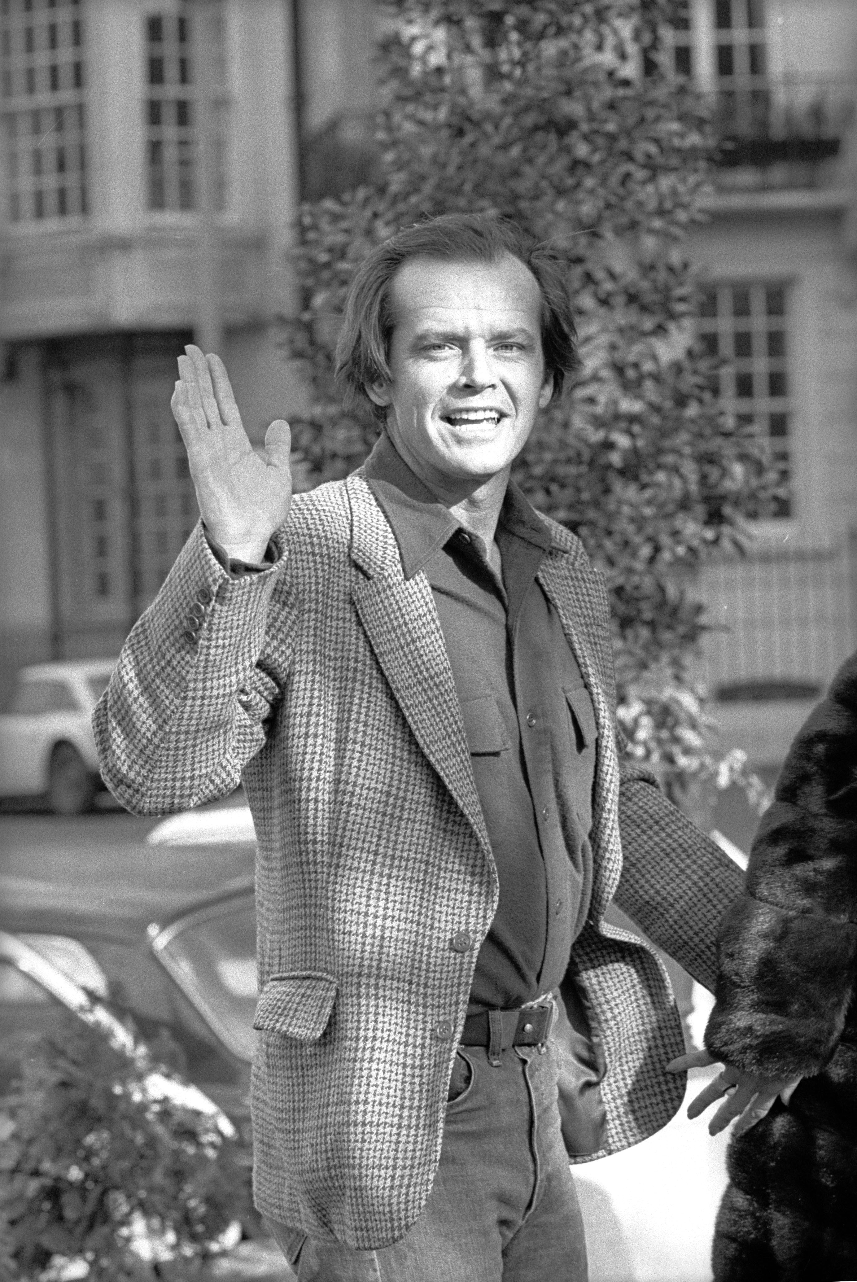 Jack Nicholson at the press conference for 'One Flew Over the Cuckoo's Nest', 9th February 1976 | Source: Getty Images