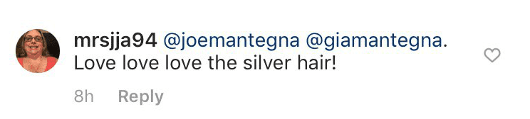 Screenshot from comments on social media. | Source: Instagram.com/GiaMantegna