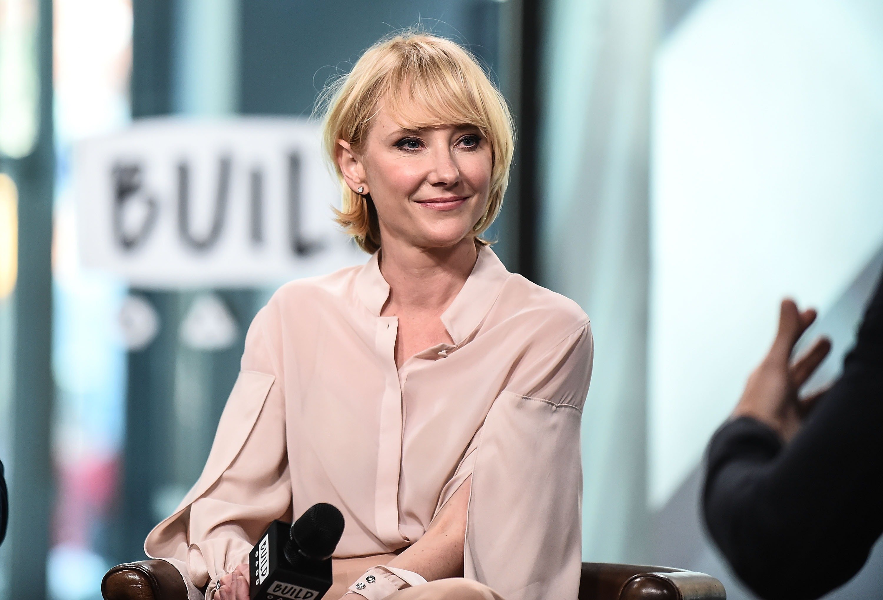 Anne Heche attends the Build Series to discuss the new show 'The Brave' at Build Studio on September 25, 2017 in New York City. I Source: Getty Images