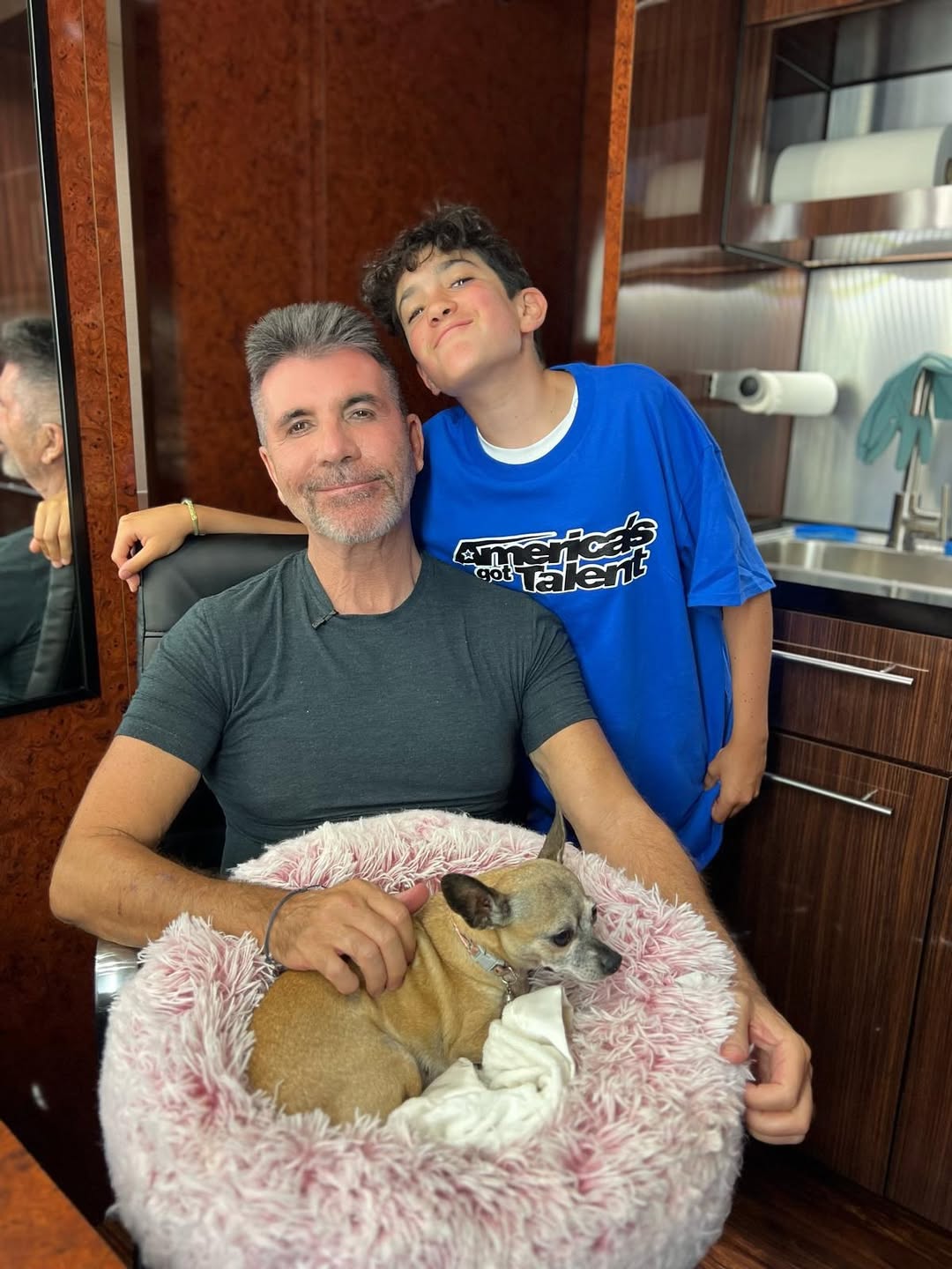 Simon and Eric Cowell from a post dated August 28, 2025. | Source: Instagram/simoncowell