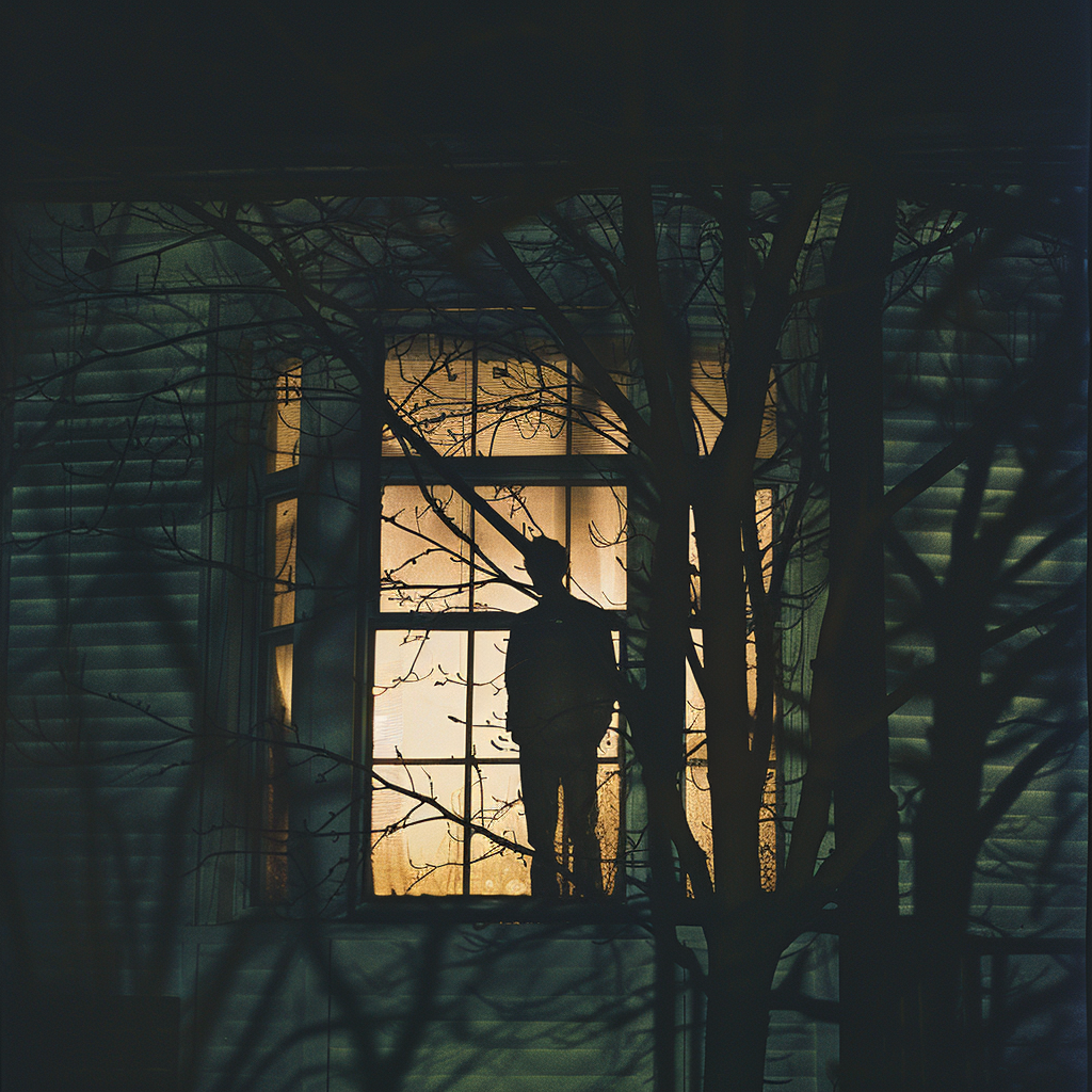 A person looking out of a room window | Source: Midjourney