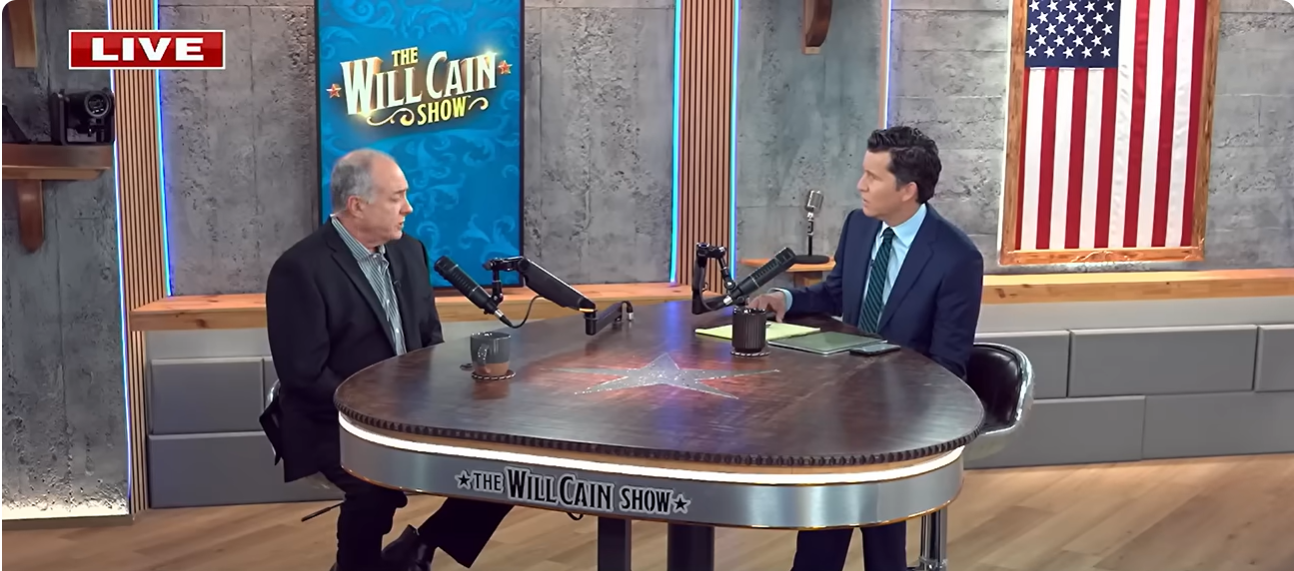 Jeff Metcalf speaks with Will Cain during an appearance on "The Will Cain Show," where he said he hopes the release of newly disclosed videos and recordings will dispel misinformation and encourage people to focus on the facts of his son's case. | Source: YouTube/Fox News