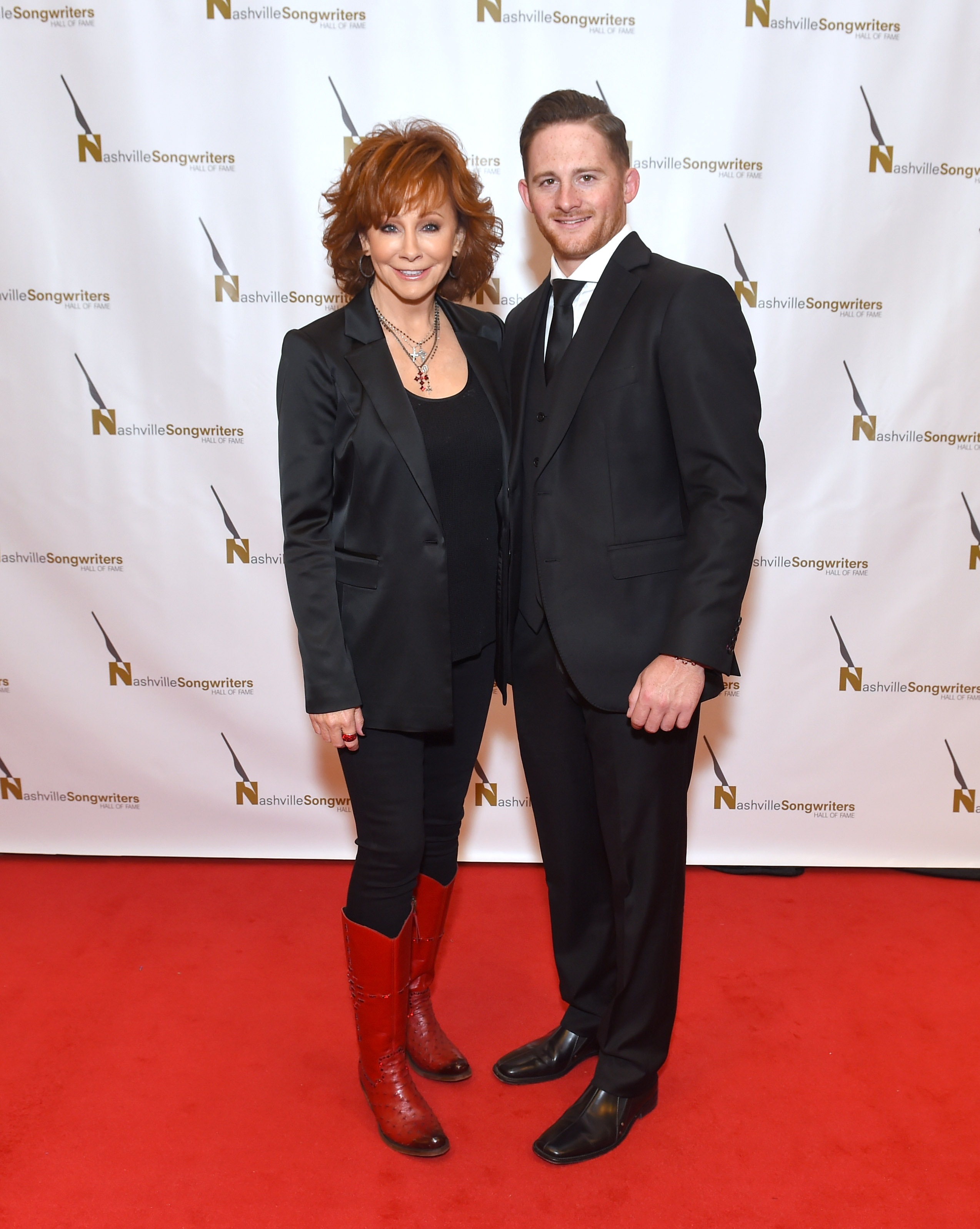 Reba McEntire and Shelby Blackstock at the 2018 Nashville Songwriters Hall Of Fame Gala | Source: Getty Images