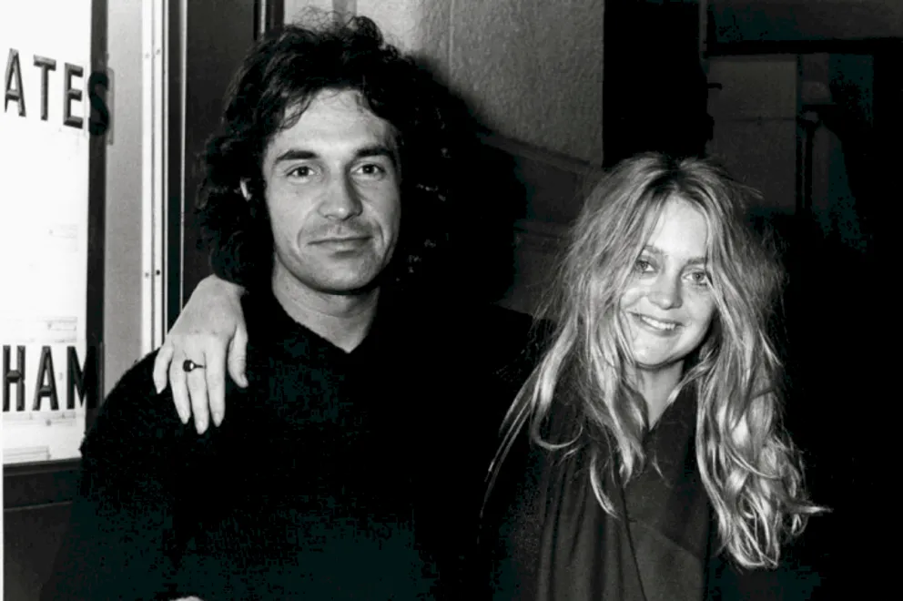 Bill Hudson and Goldie Hawn pictured on November 20, 1976. | Photo: Getty Images.