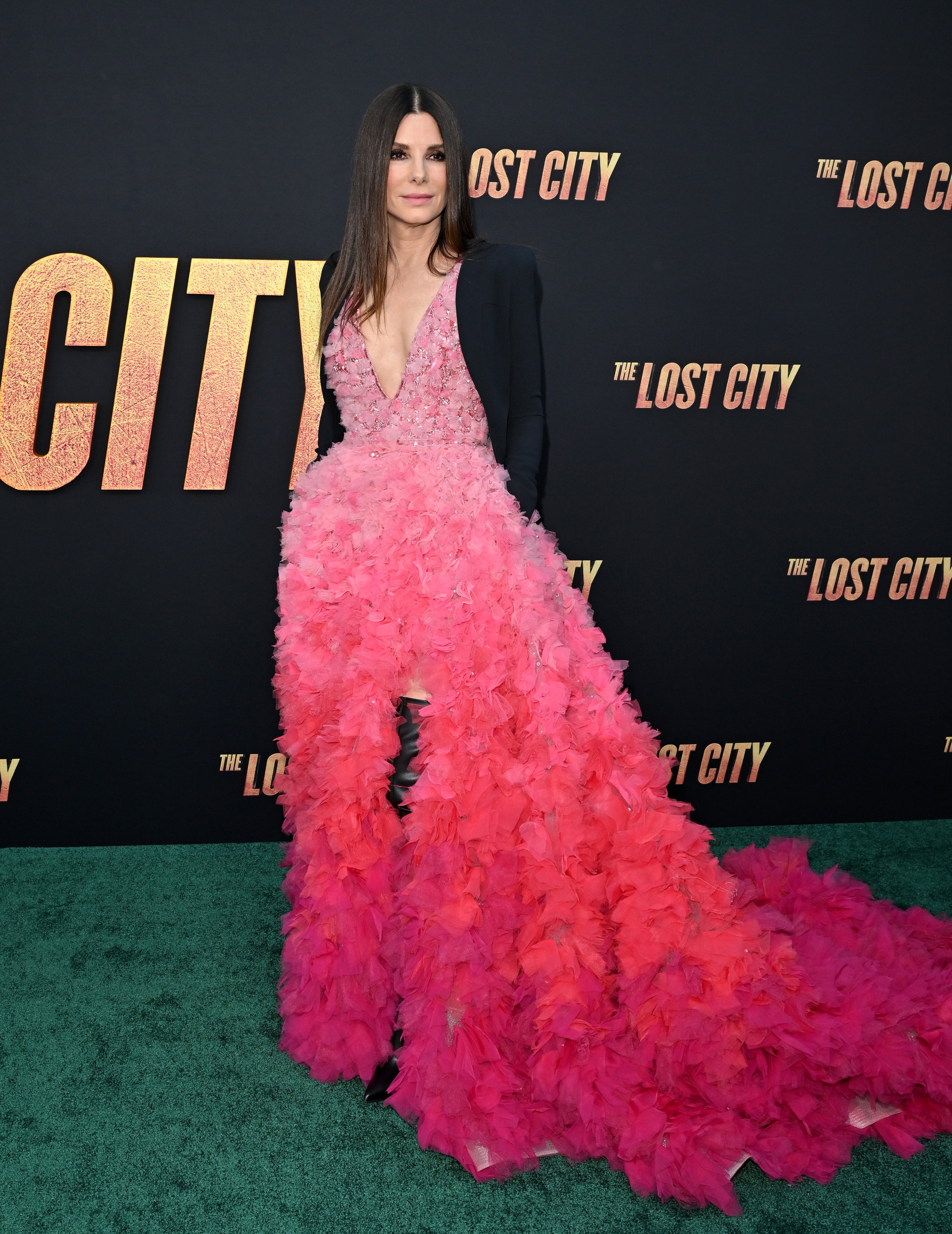 Sandra Bullock at the premiere of "The Lost City" in California on March 21, 2022 | Source: Getty Images 