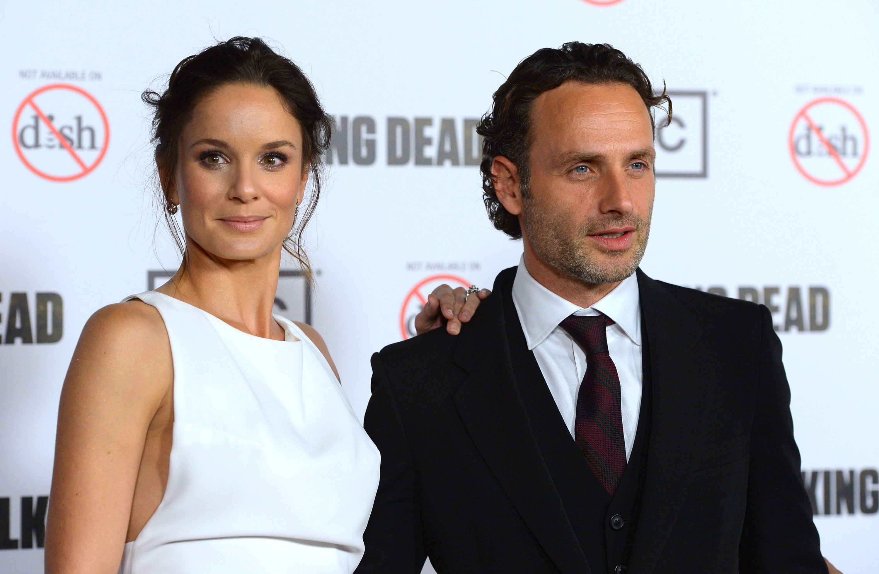 Sarah Wayne Callies and Andrew Lincoln arrives at the premiere of AMC's "The Walking Dead" 3rd Season at Universal CityWalk on October 4, 2012 in Universal City, California. | Photo: GettyImages