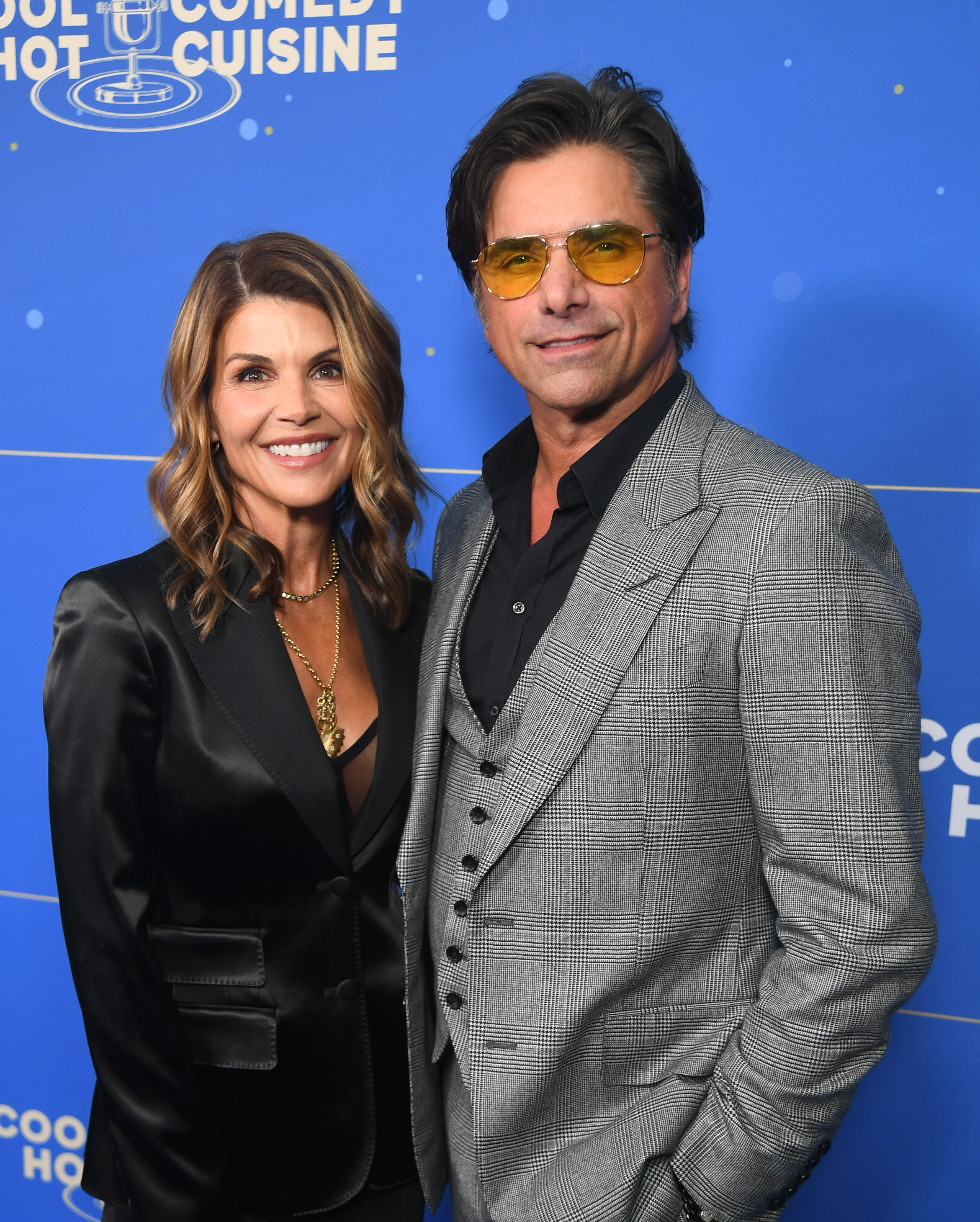 Lori Loughlin and John Stamos attend Cool Comedy Hot Cuisine Benefitting The Scleroderma Research Foundation at Fairmont Century Plaza on October 29, 2024 in Los Angeles, California. | Source: Getty Images