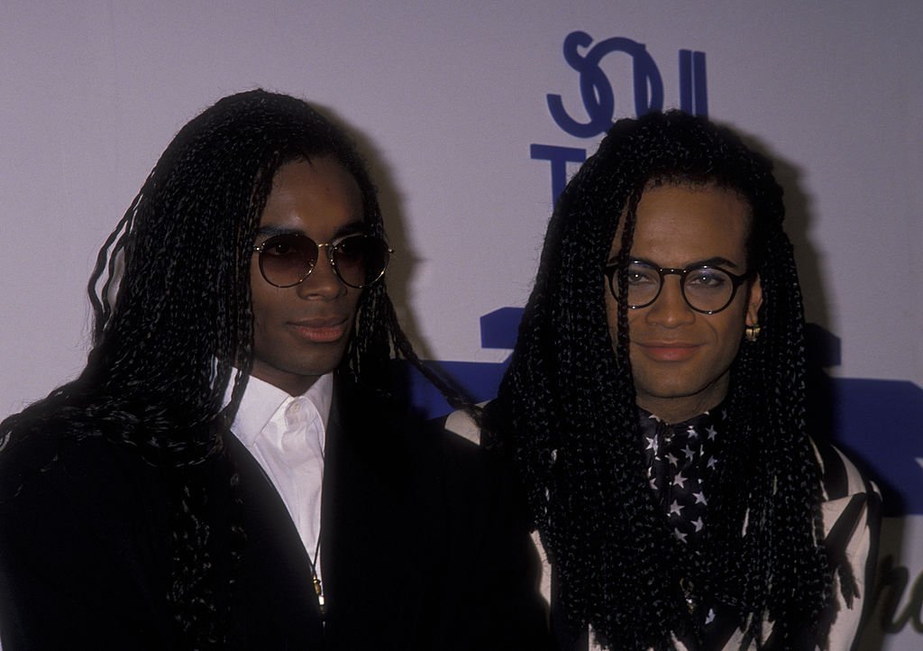 Rob Pilatus and Fab Morvan of Milli Vanilli attend Fourth Annual Soul Train Music Awards on March 14, 1990 at the Shrine Auditorium in Los Angeles, California | Photo: GettyImages