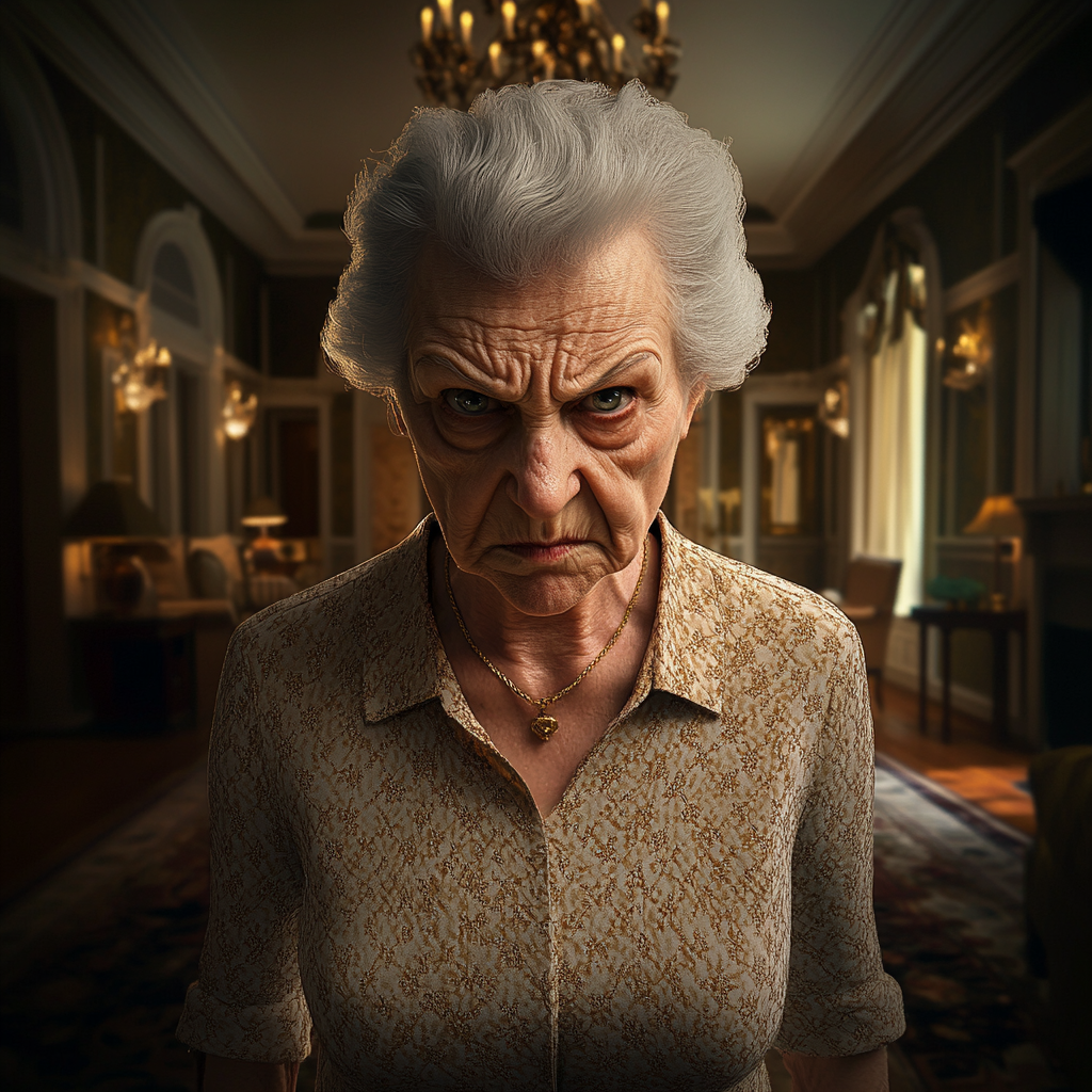 An angry older woman | Source: Midjourney