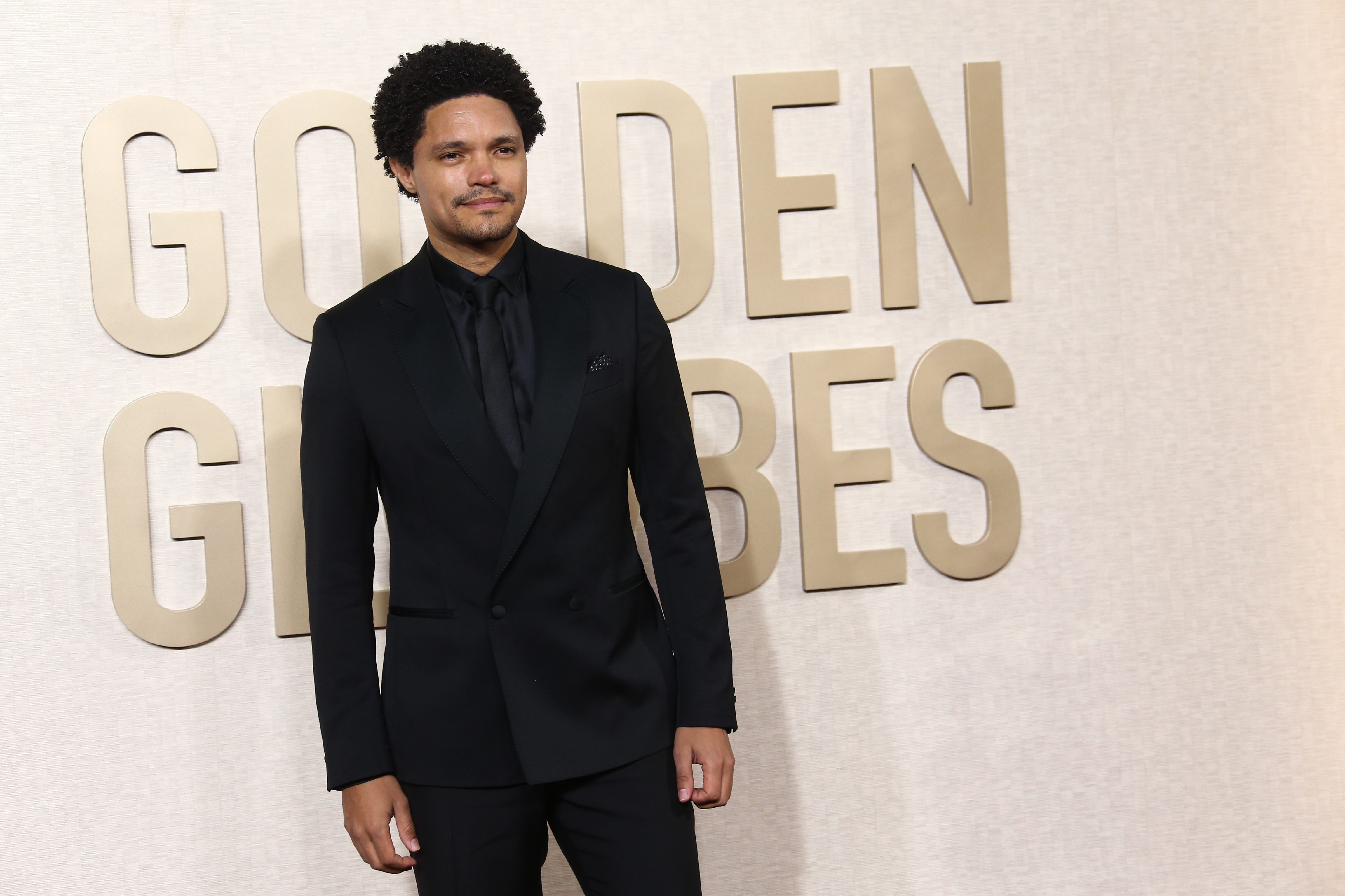 Trevor Noah at the 81st Golden Globe Awards held at the Beverly Hilton Hotel on January 7, 2024, in Beverly Hills, California. | Source: Getty Images