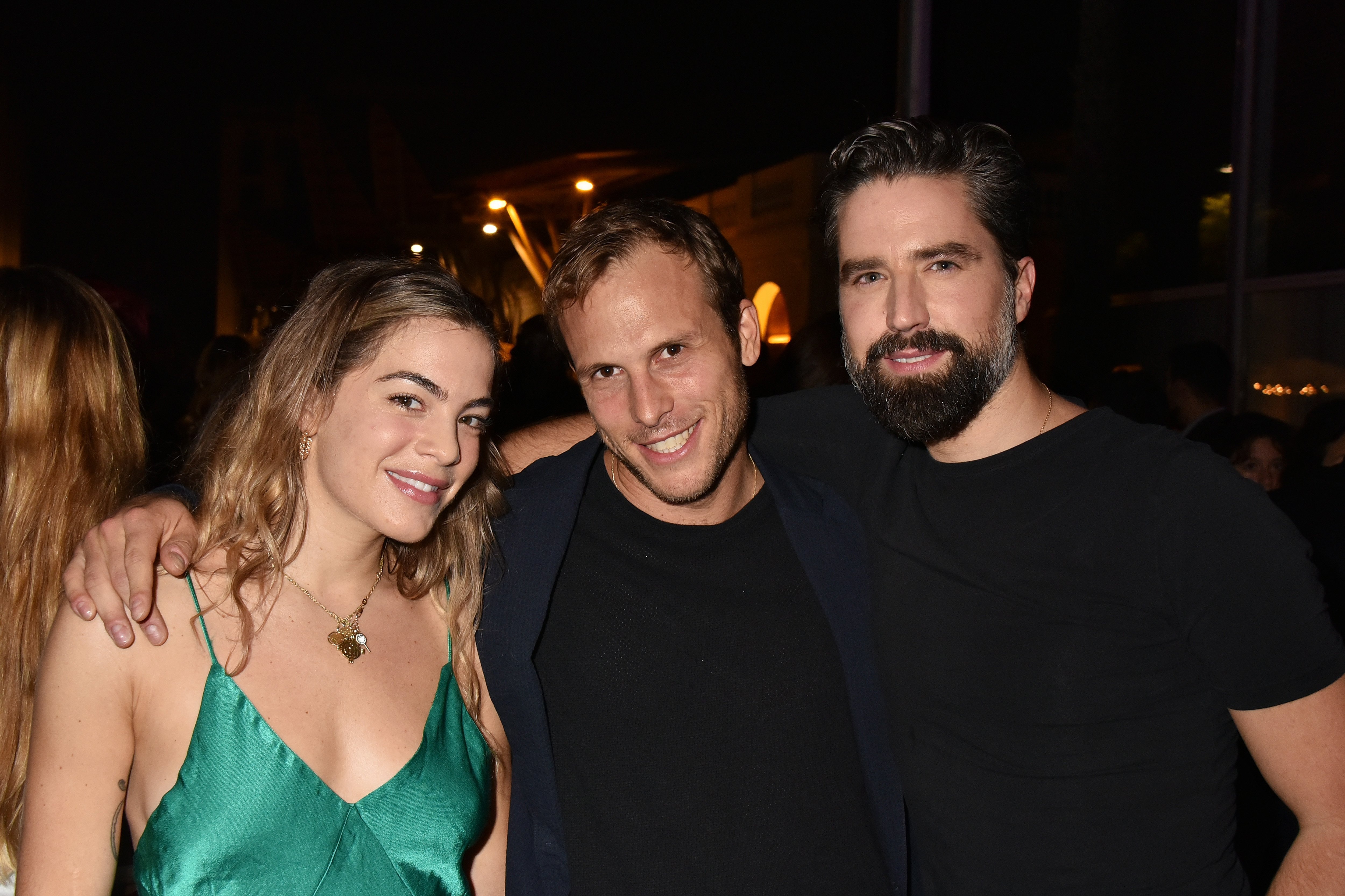     (L-R) Chelsea Leyland, Jordan Burrows and Jack Guinness attend the Barcelona EDITION Launch Party on September 20, 2018 in Barcelona, ​​Spain.  |  Source: Getty Images 