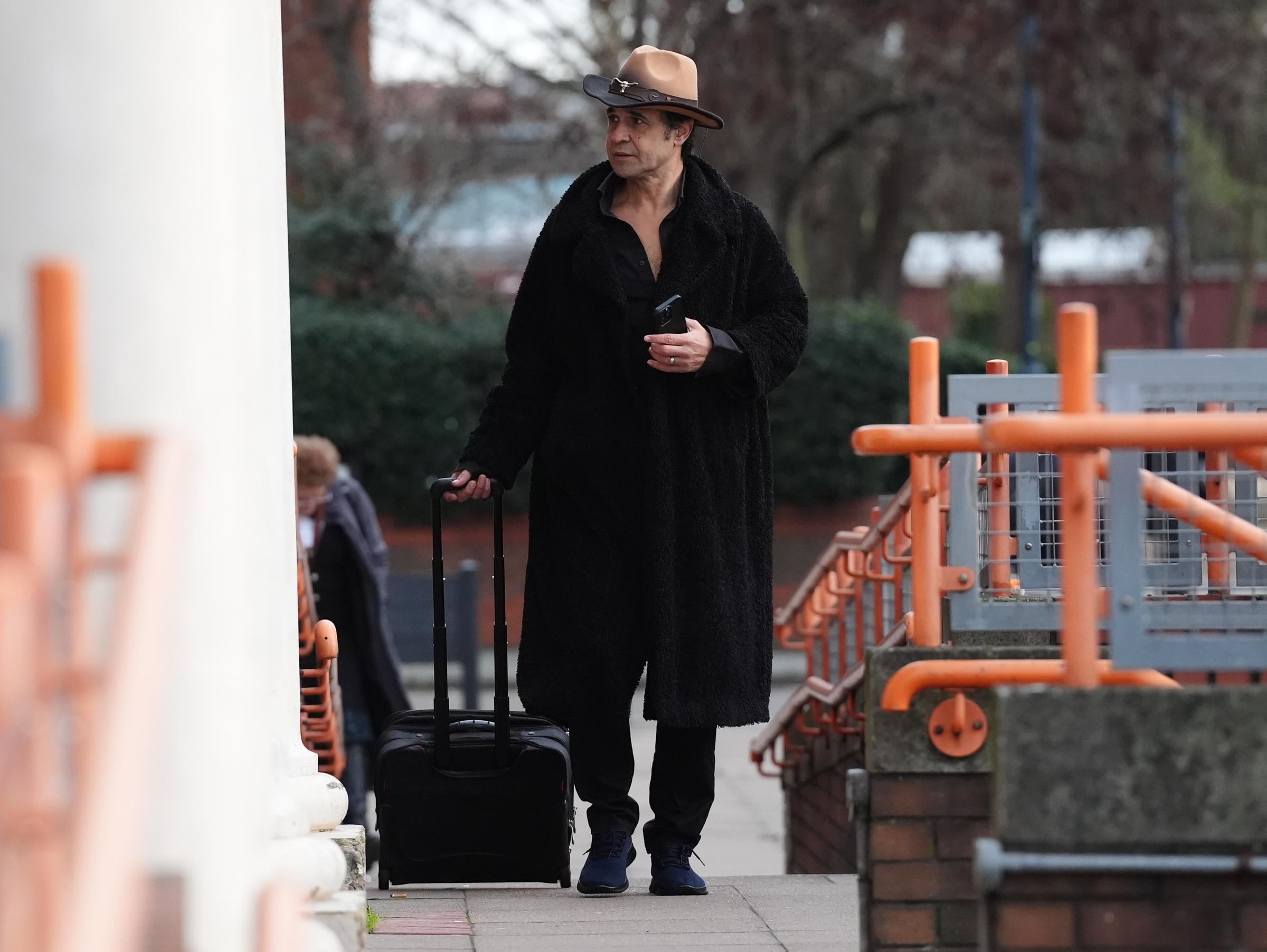 Yousseph "Chico" Slimani was seen arriving at Willesden Magistrates' Court in north London, England, on 30 December 2025, ahead of proceedings relating to a drink-driving incident on 13 December 2025. | Source: Getty Images