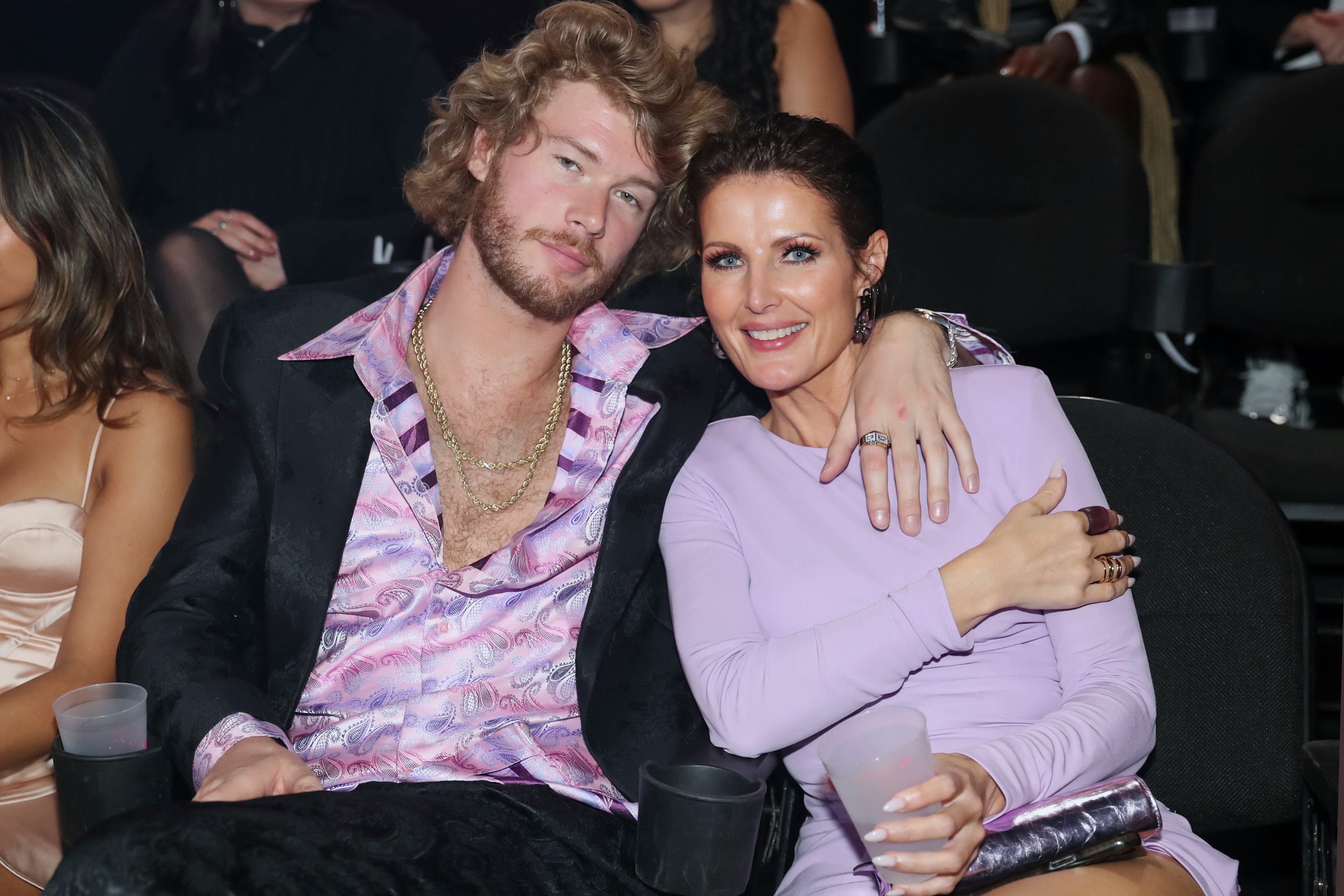 Yung Gravy and Sheri Nicole Easterling during the 2022 MTV VMAs at Prudential Center on August 28, 2022 in Newark, New Jersey. | Source: Getty Images