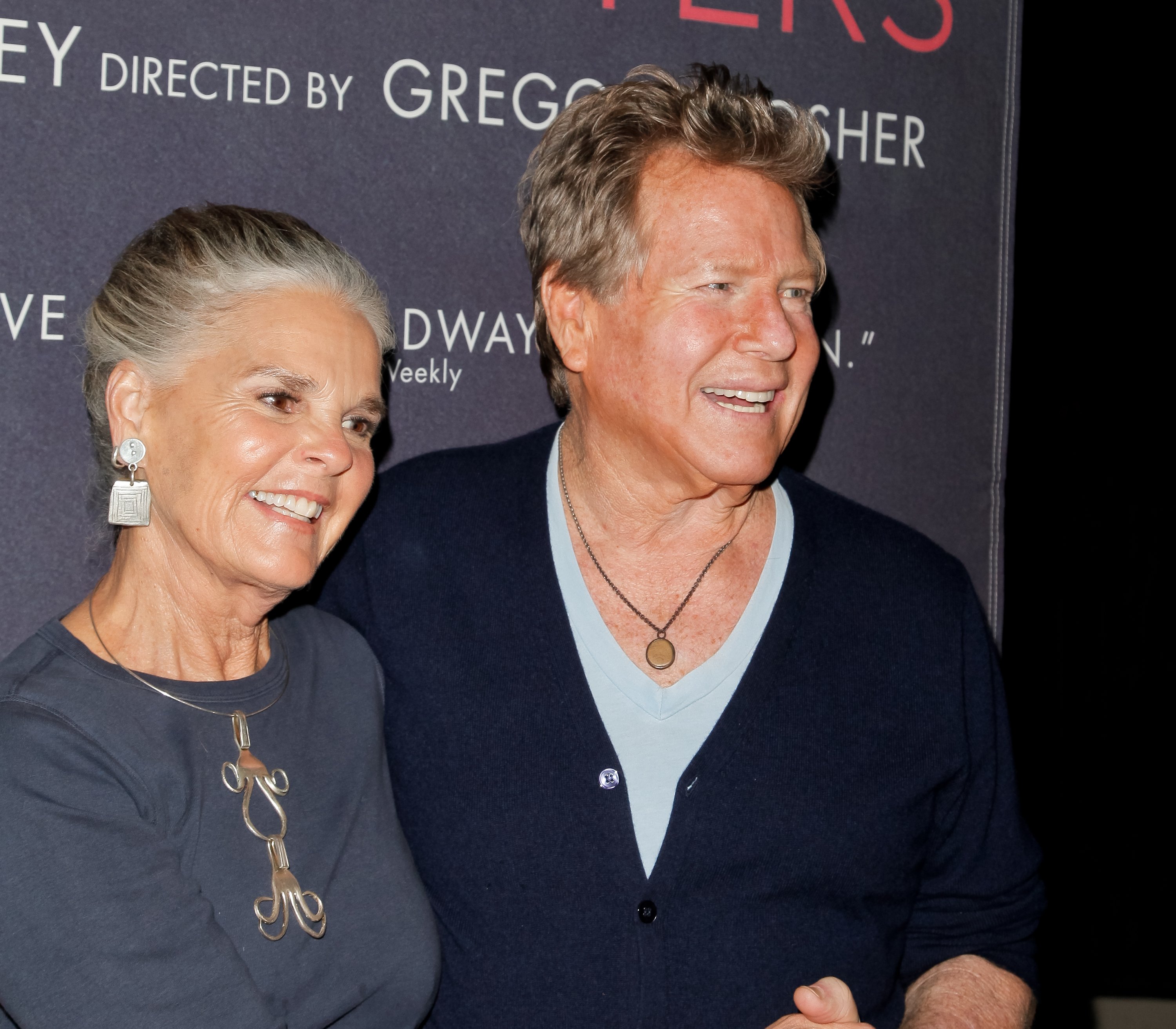 Ali MacGraw and Ryan O'Neal on October 14, 2015 in Beverly Hills, California. | Source: Getty Images