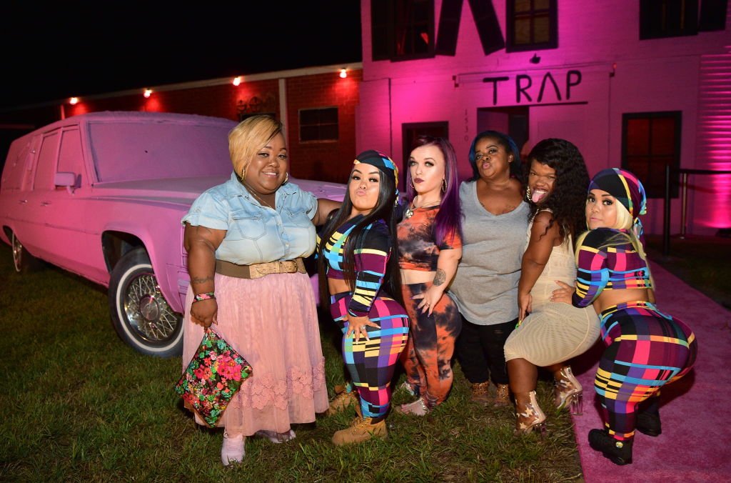 Tiffany Cashette, Amanda Salinas, Bri Barlup, Ms. Juicy, Andrea Salinas and Emily Fernandez attend the 2 Chainz Haunted Pink Trap House on September 19, 2018 | Source: Prince Williams/WireImage/GettyImages