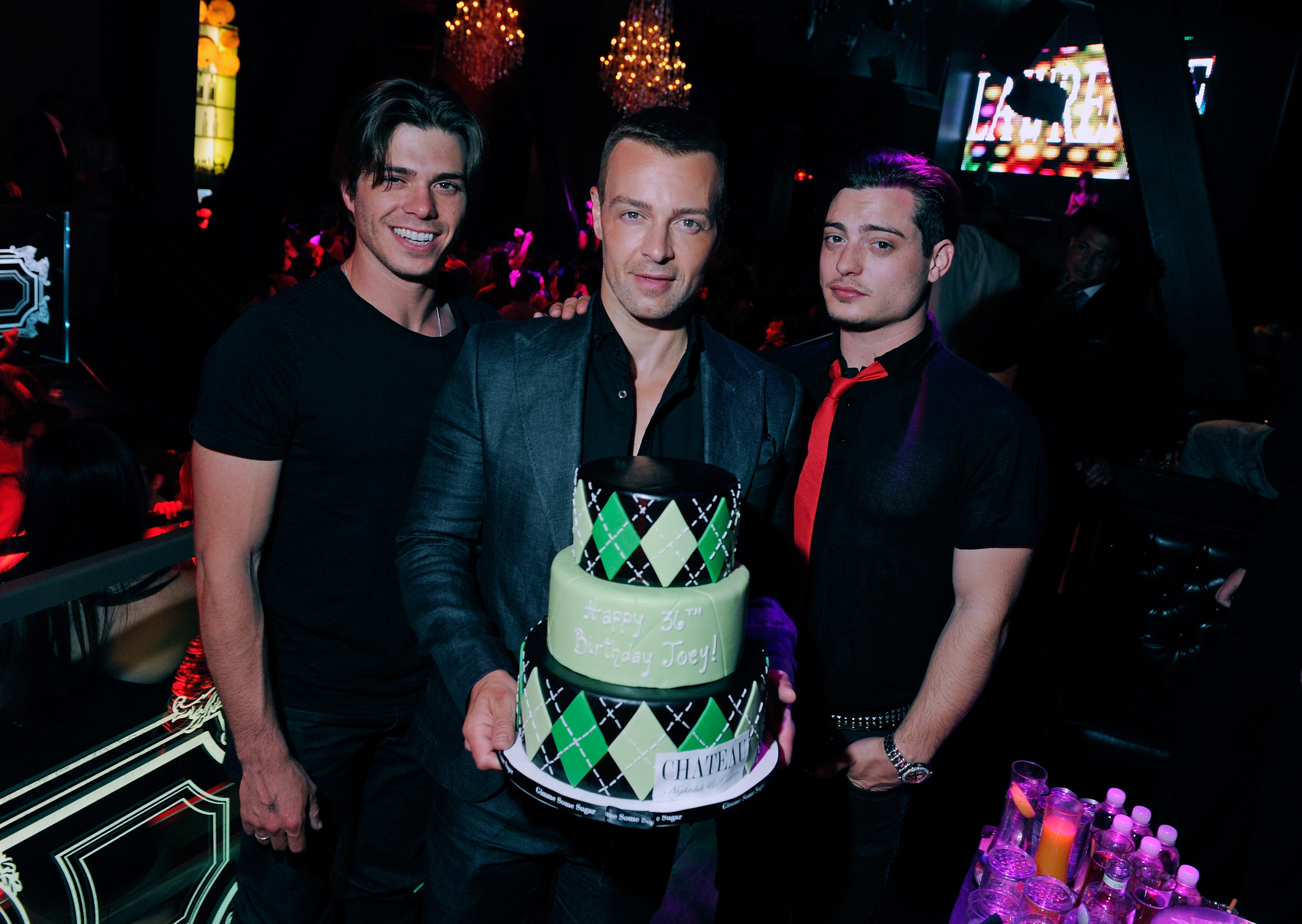 Matthew, Joey, and Andrew Lawrence pictured at the Chateau Nightclub & Gardens on April 28, 2012, in Las Vegas, Nevada. | Source: Getty Images