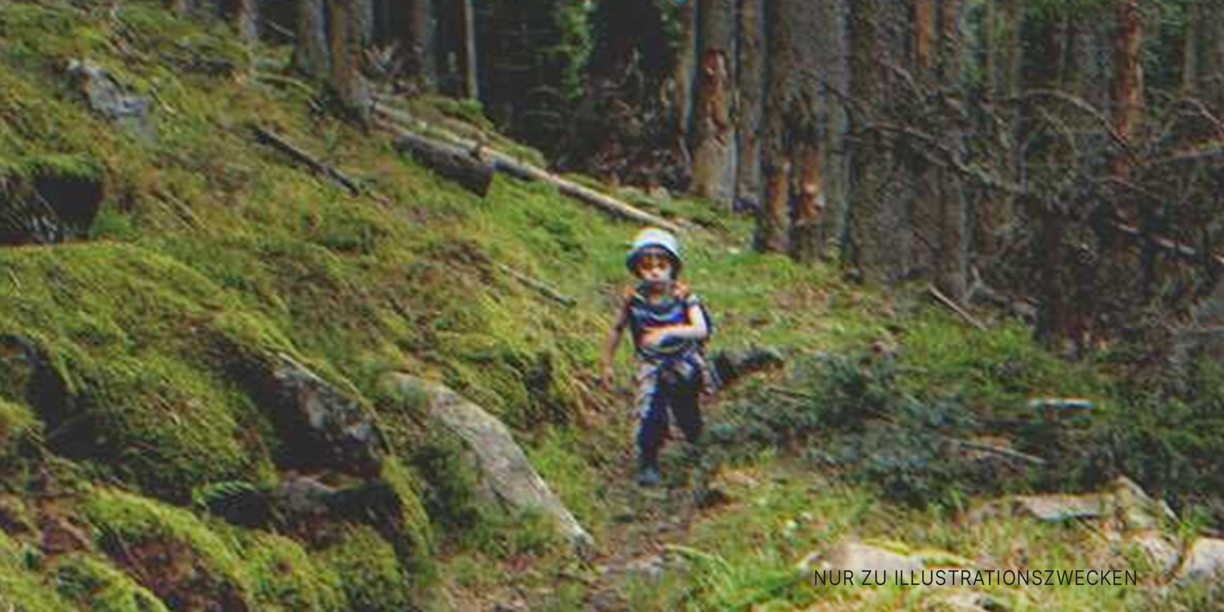 Ein kleiner Junge in dem Wald | Quelle: Shutterstock