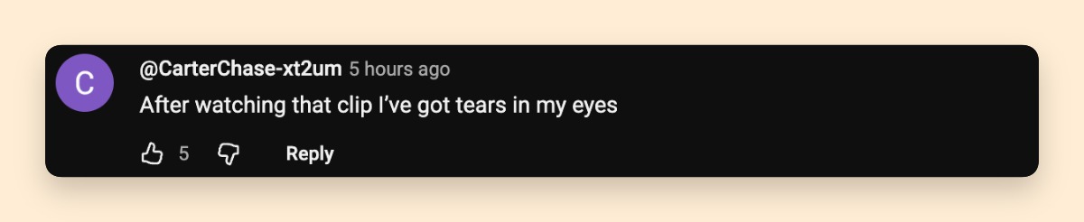 A netizen's reaction to the preview of Hoda Kotb's interview with Savannah Guthrie | Source: Youtube/TODAY